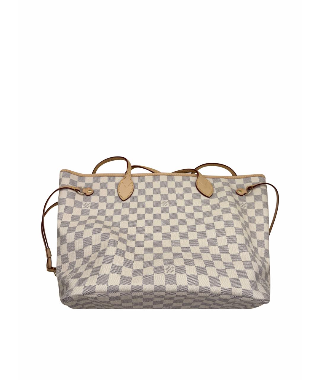 LOUIS VUITTON Белая кожаная сумка через плечо, фото 1