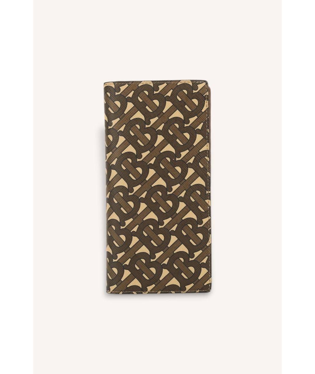 BURBERRY Коричневый кожаный кошелек, фото 5