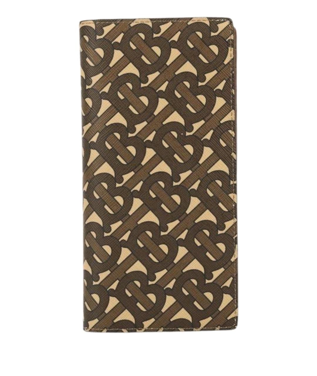 BURBERRY Коричневый кожаный кошелек, фото 1