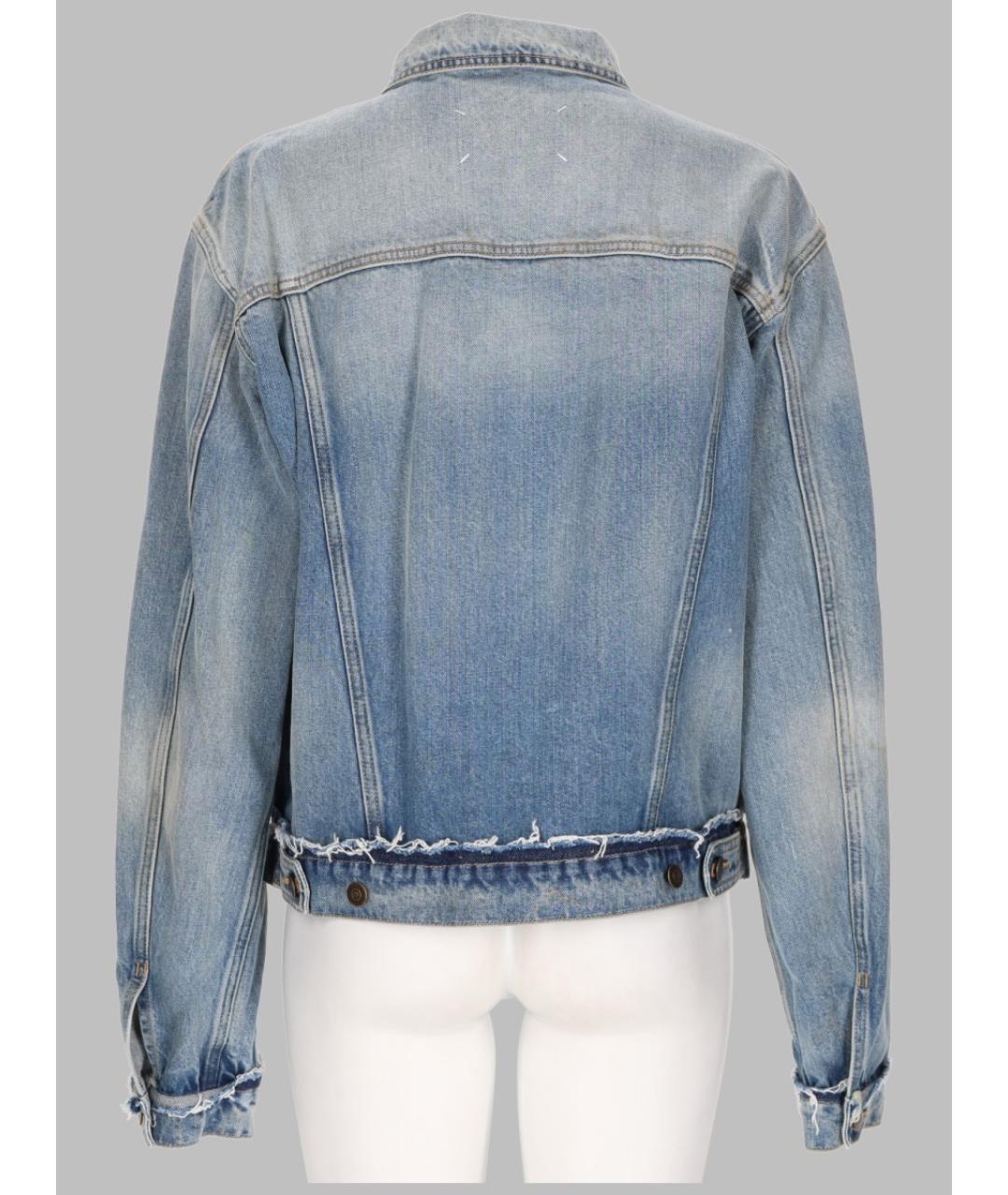MAISON MARGIELA Голубая хлопковая куртка, фото 2