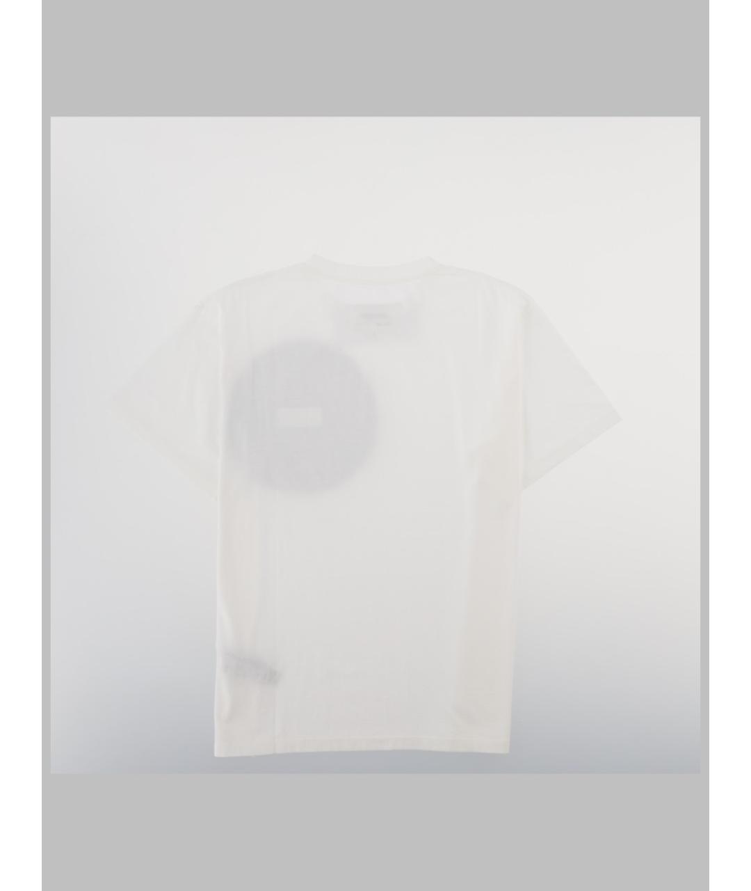MM6 MAISON MARGIELA Белая хлопковая футболка, фото 2
