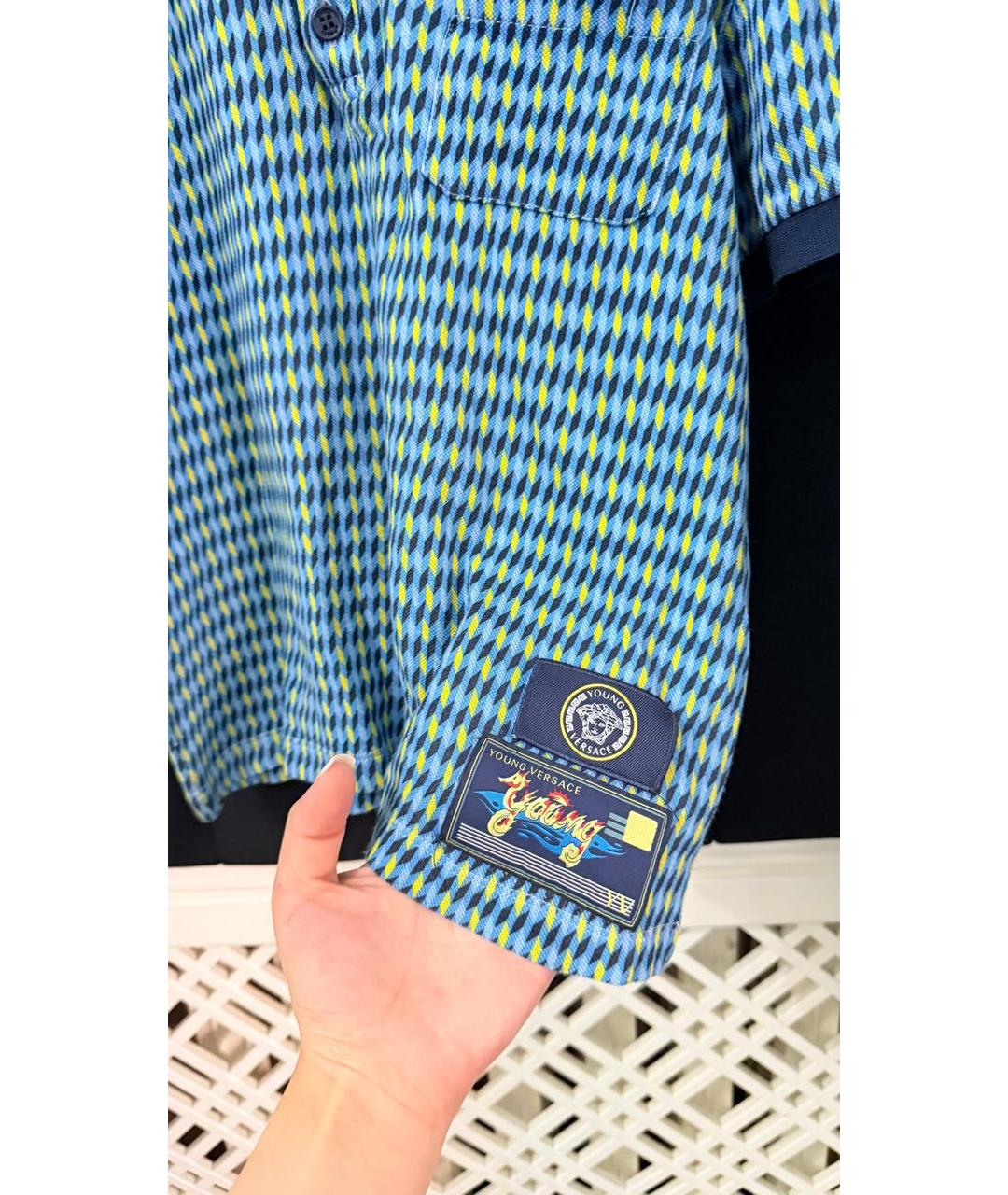 VERSACE Мульти вискозная детская футболка, фото 4