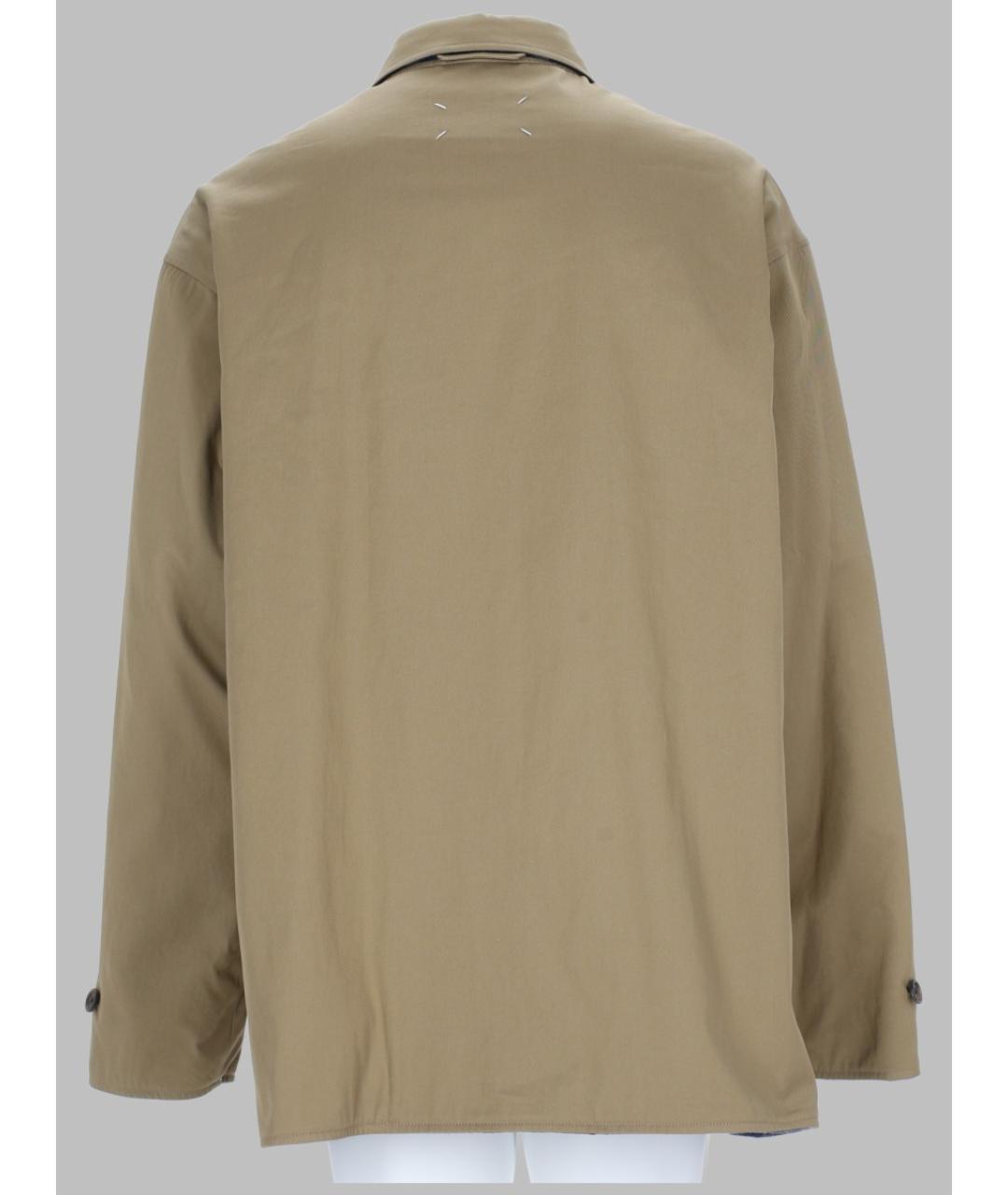 MAISON MARGIELA Бежевая хлопковая куртка, фото 2