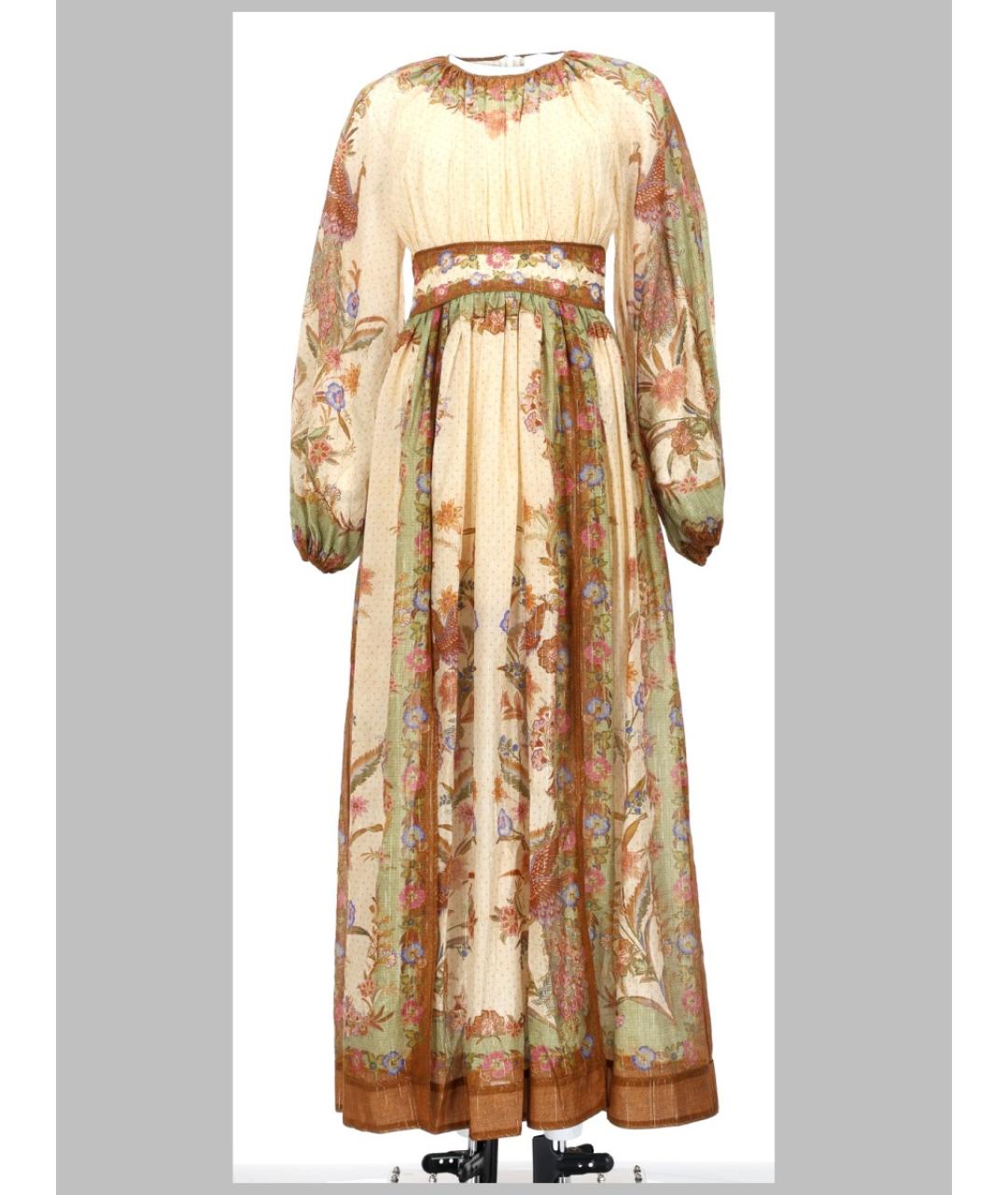 ZIMMERMANN Мульти хлопковое повседневное платье, фото 3