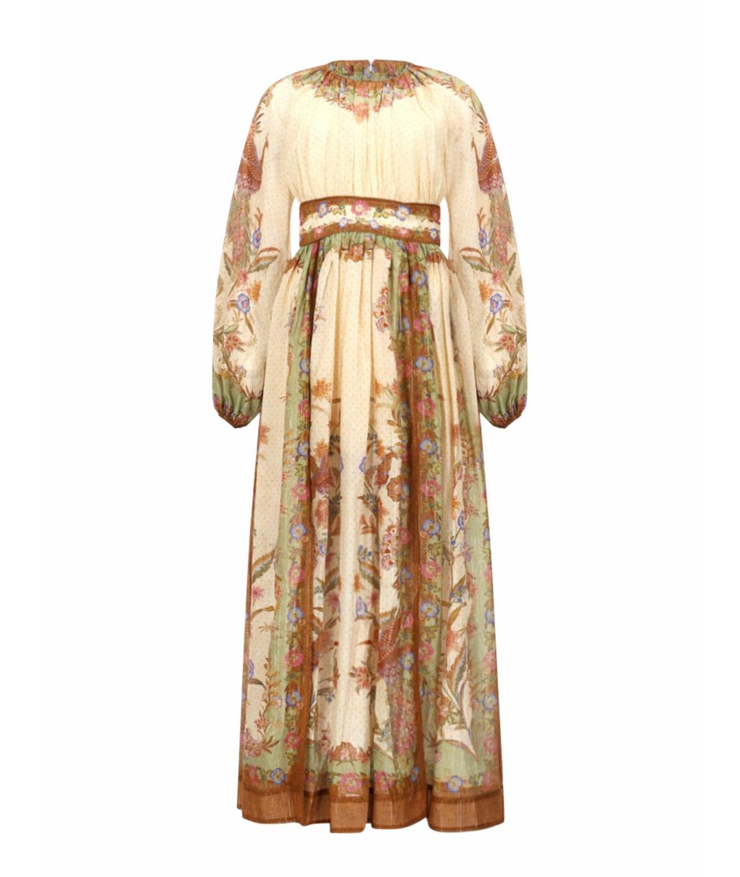 ZIMMERMANN Мульти хлопковое повседневное платье, фото 1