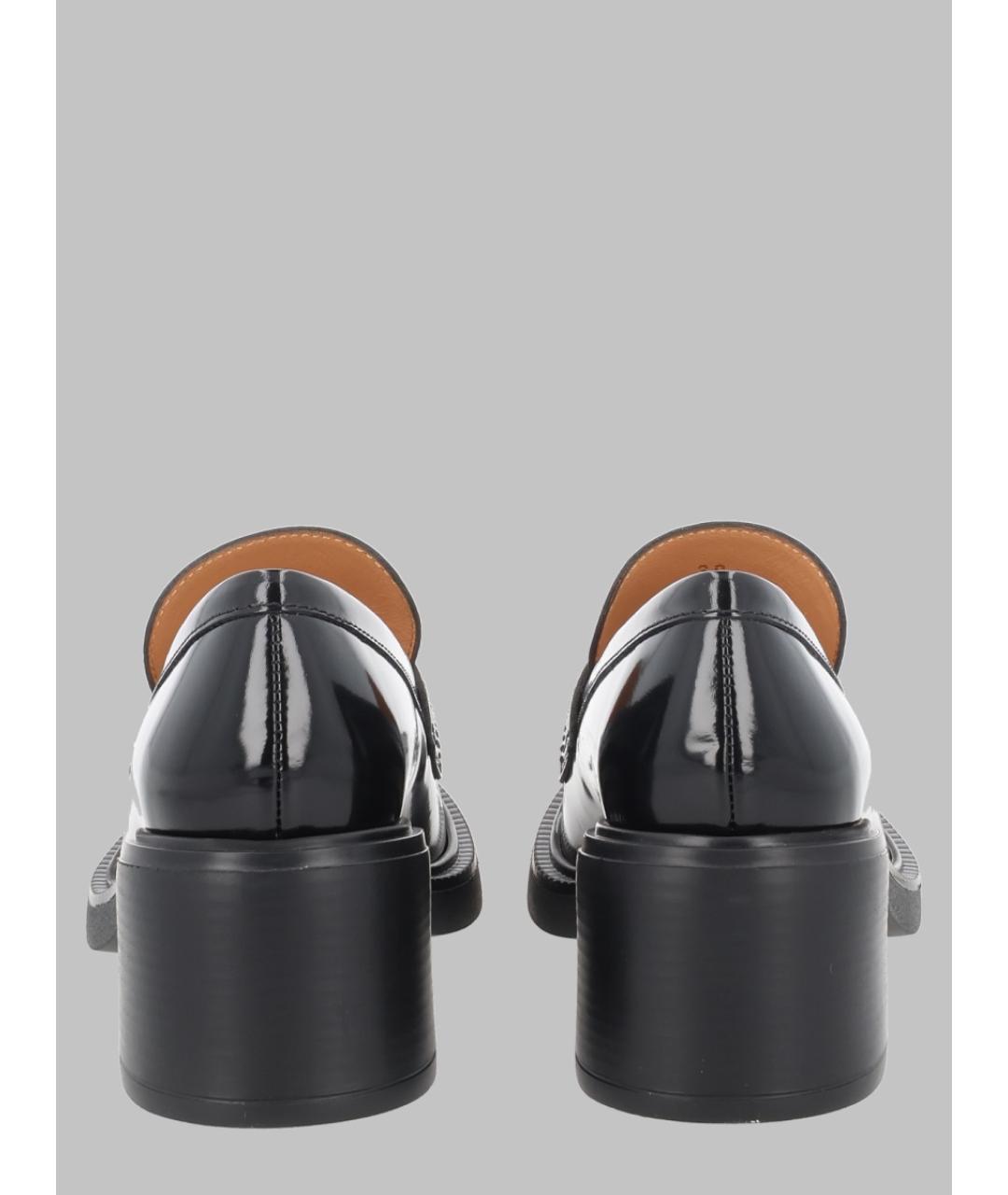 TOD'S Черные кожаные лоферы, фото 2