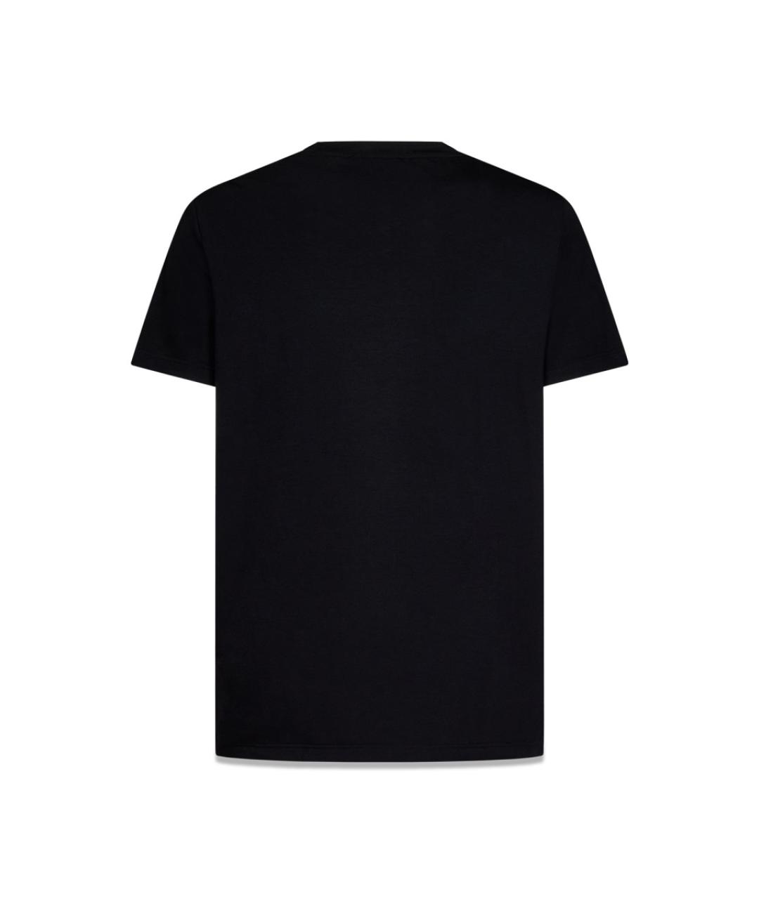 TOM FORD Черная хлопковая футболка, фото 2