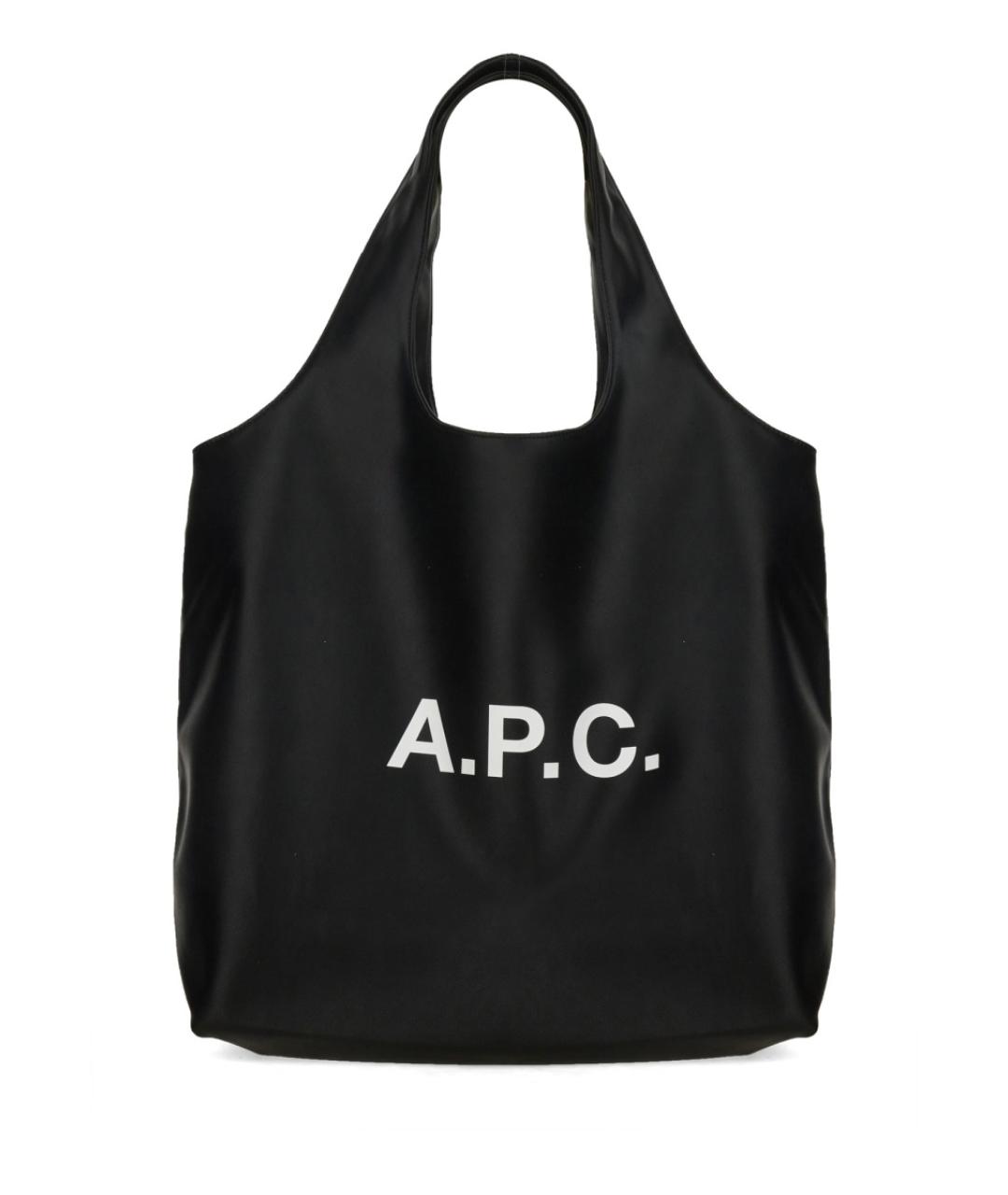 A.P.C. Черная сумка тоут, фото 1