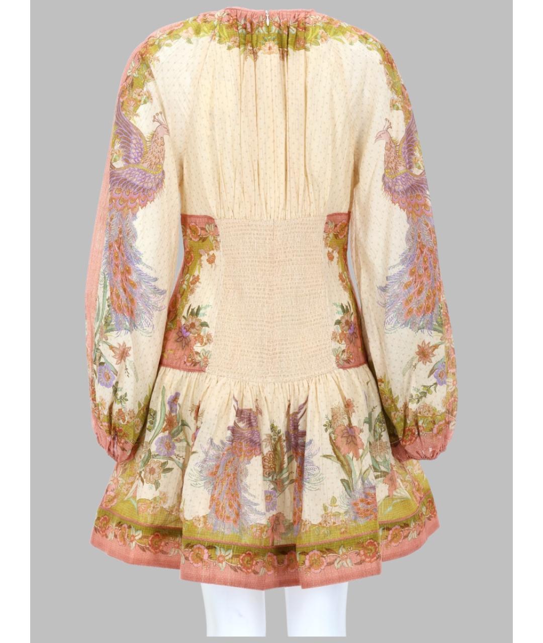 ZIMMERMANN Мульти хлопковое повседневное платье, фото 2