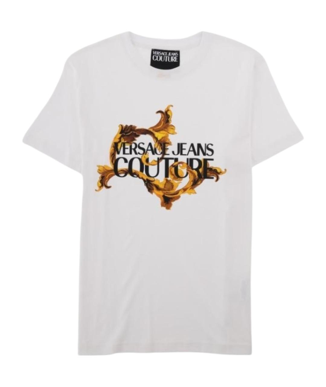 VERSACE JEANS COUTURE Белая хлопковая футболка, фото 1
