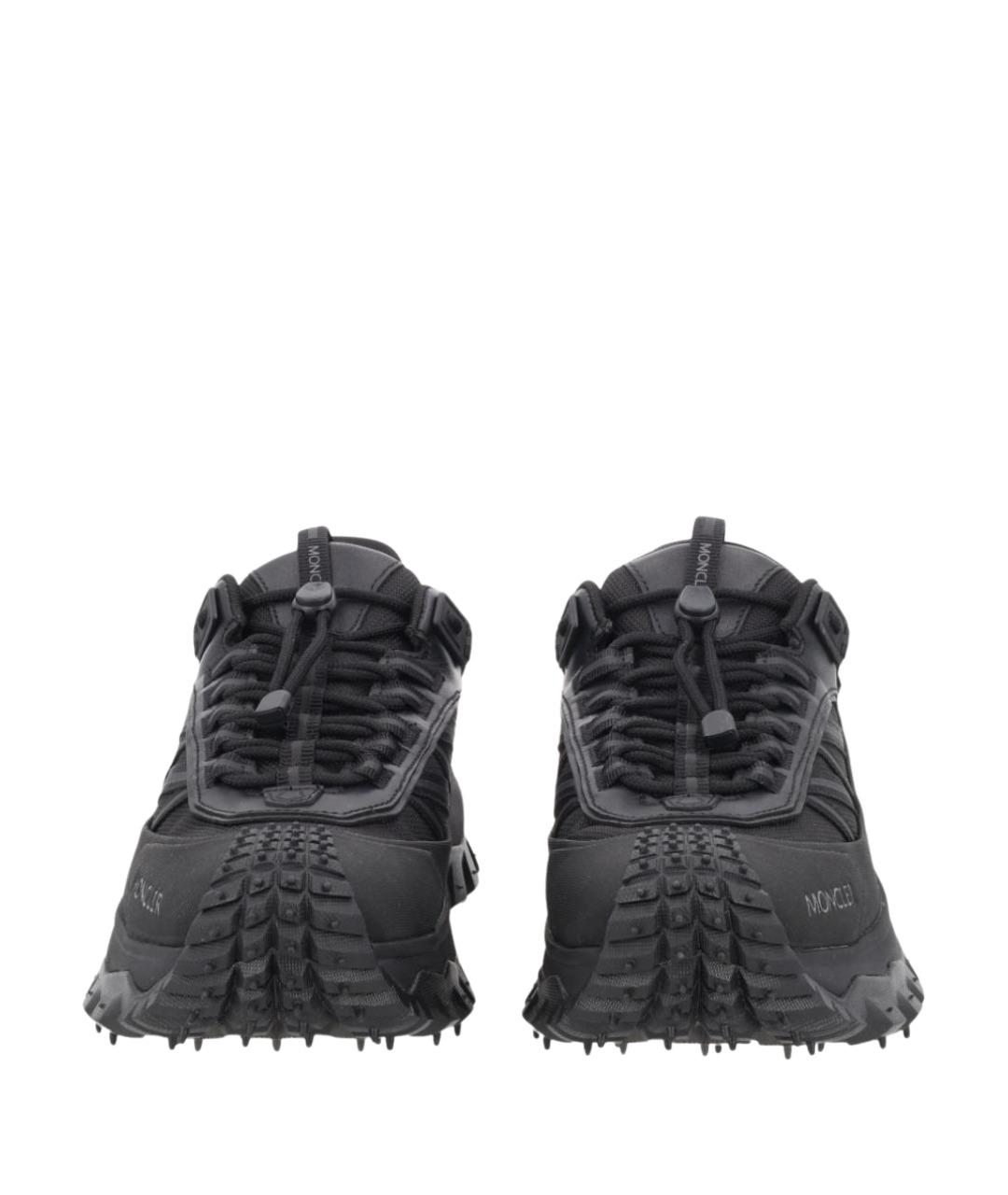 MONCLER Черные синтетические кроссовки, фото 1