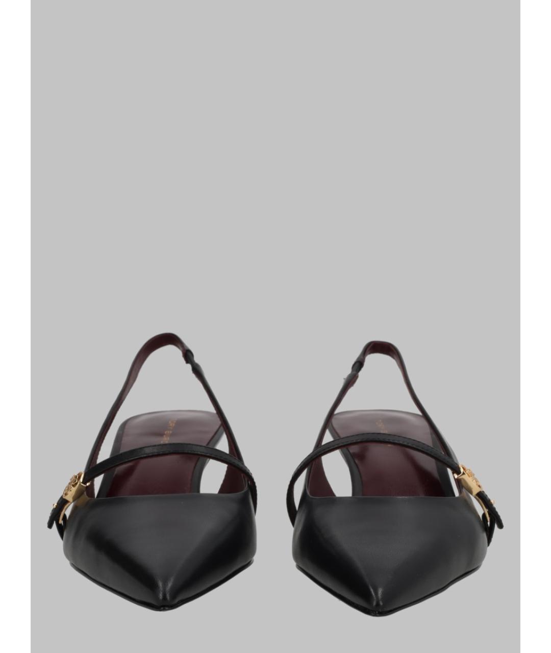 TORY BURCH Черные кожаные туфли, фото 1