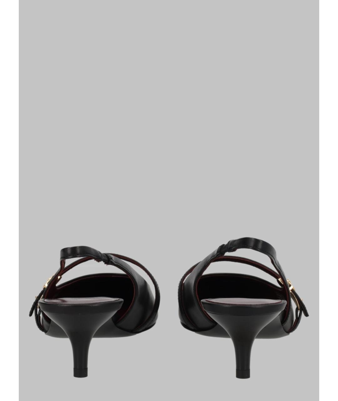 TORY BURCH Черные кожаные туфли, фото 2