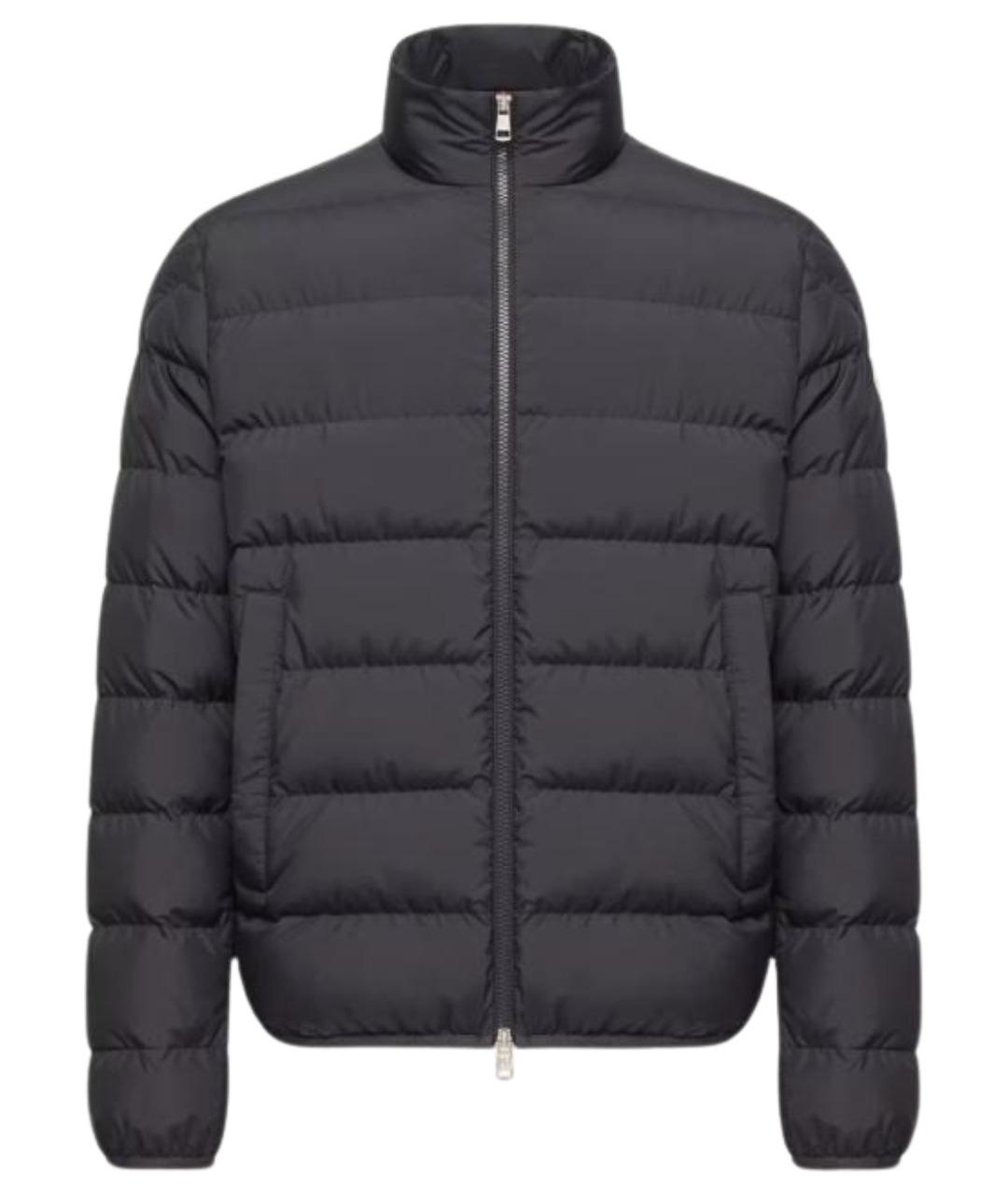 MONCLER Синяя полиэстеровая куртка, фото 1