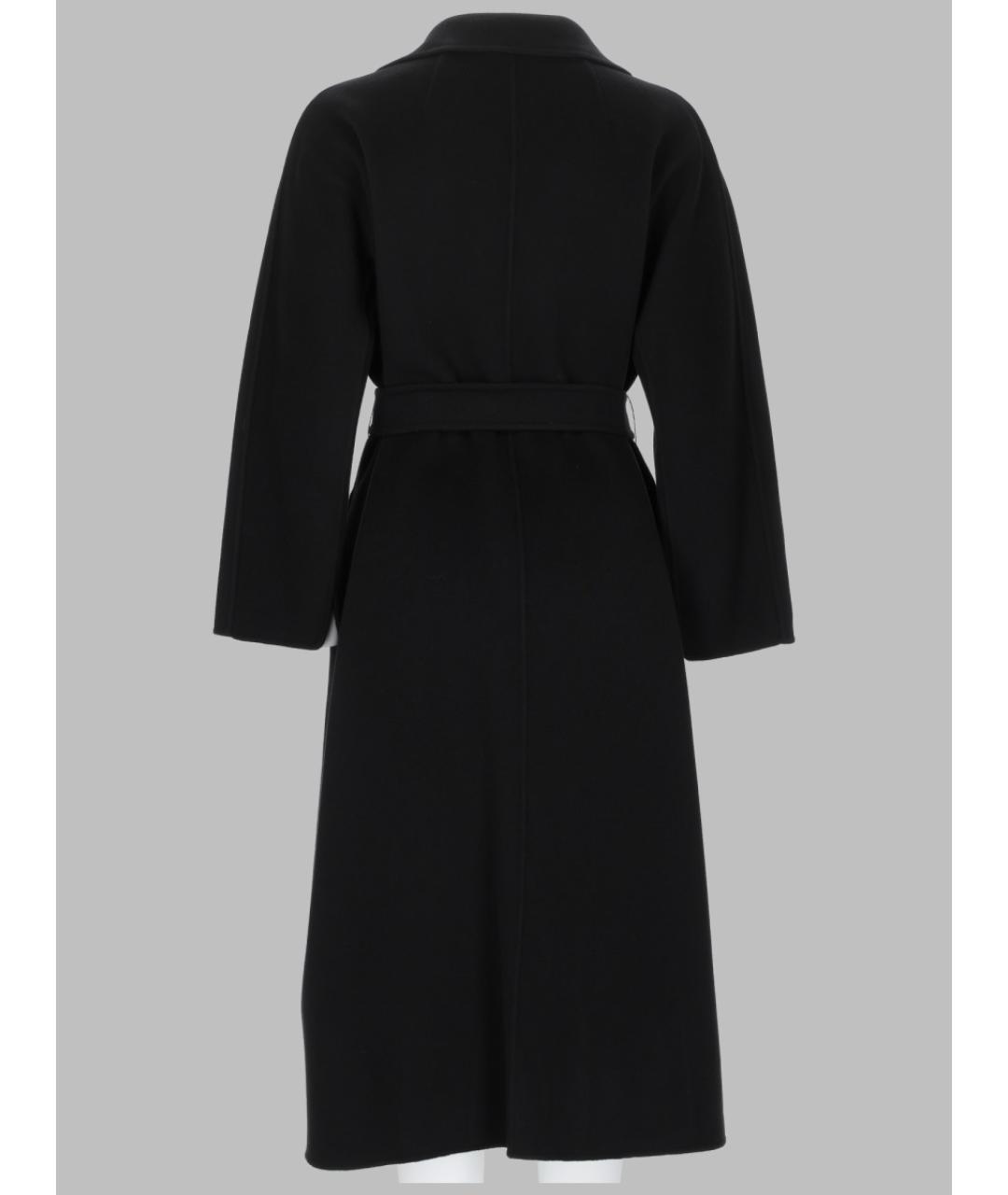 'S MAX MARA Черное шерстяное пальто, фото 2