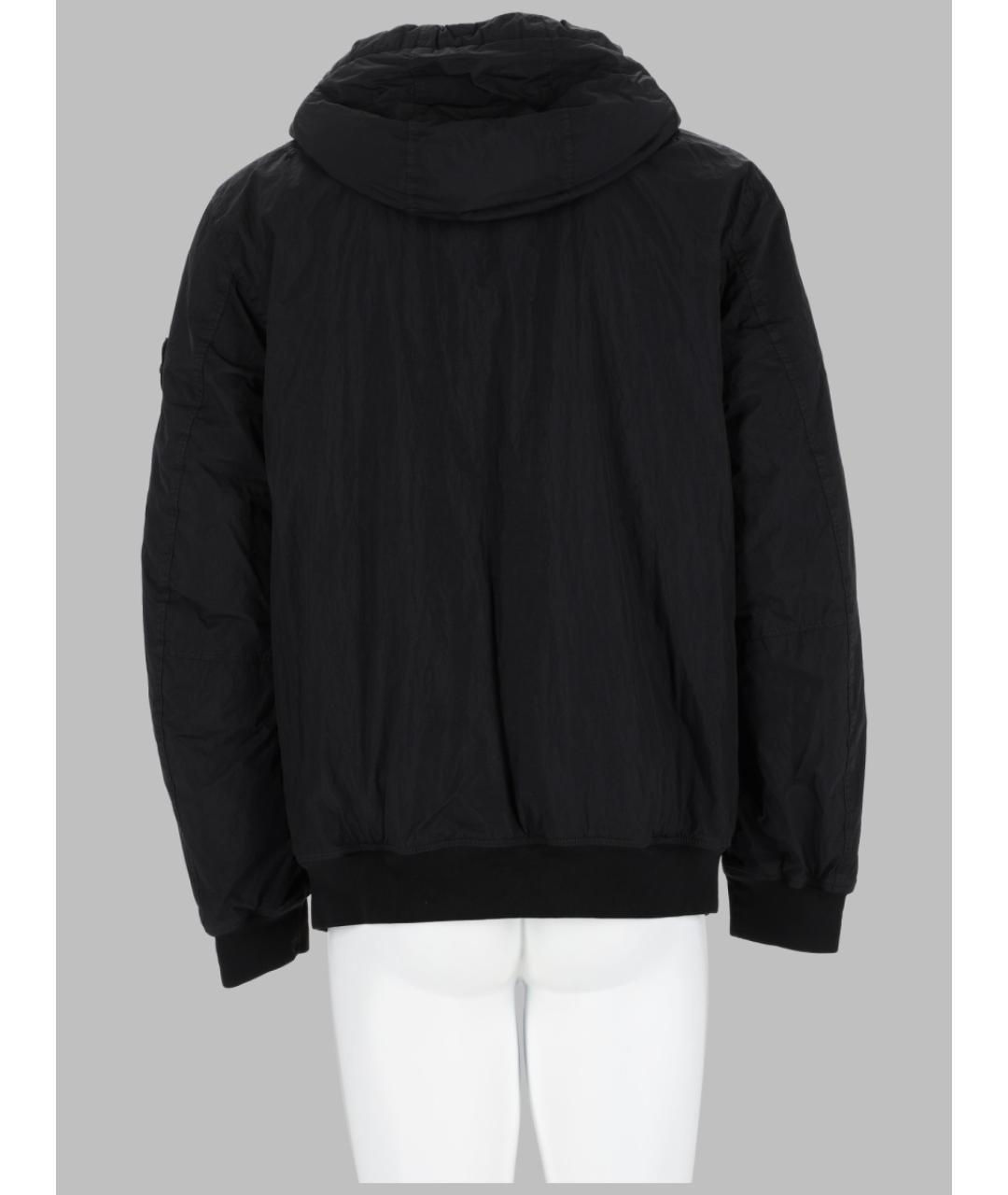 STONE ISLAND Черная полиамидовая куртка, фото 2