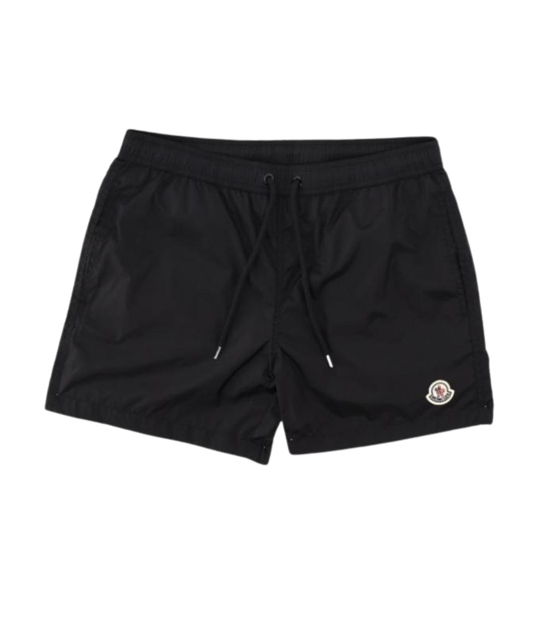 MONCLER Черные полиамидовые плавки, фото 1