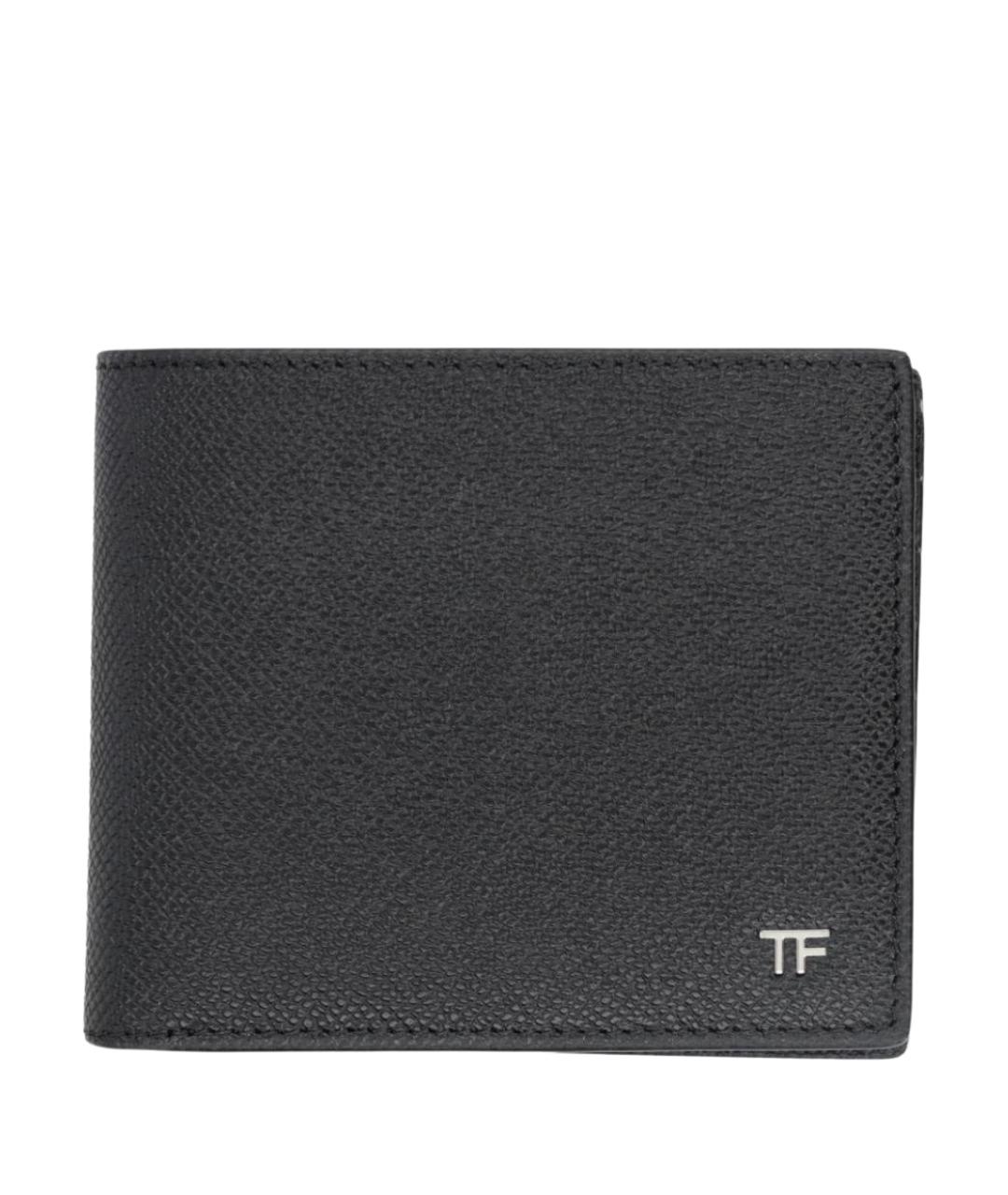 TOM FORD Черный кожаный кошелек, фото 1