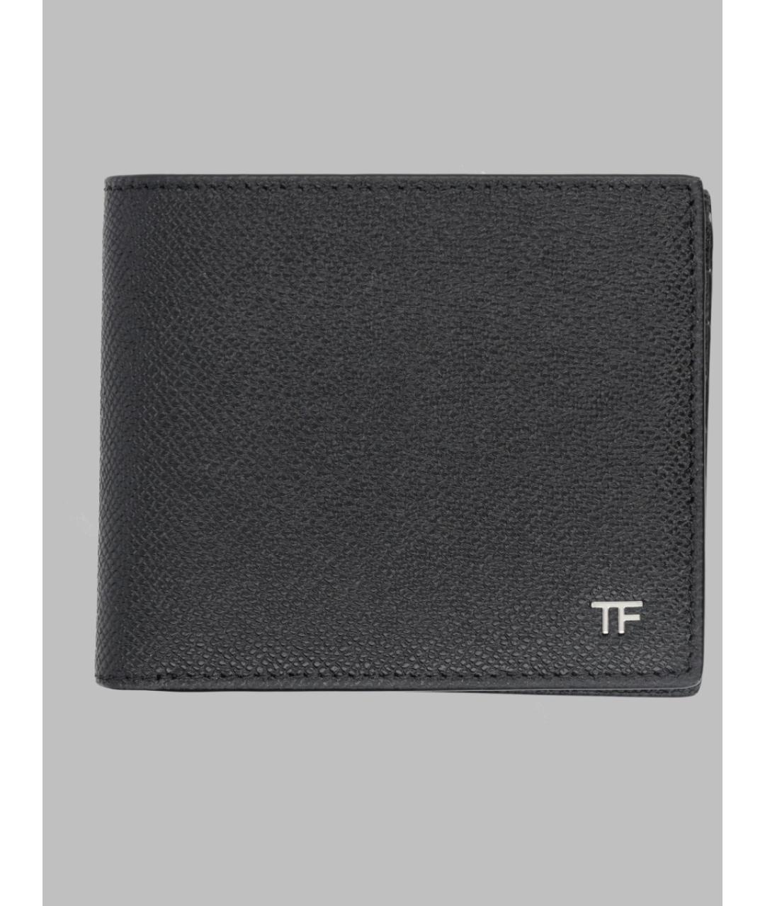 TOM FORD Черный кожаный кошелек, фото 3
