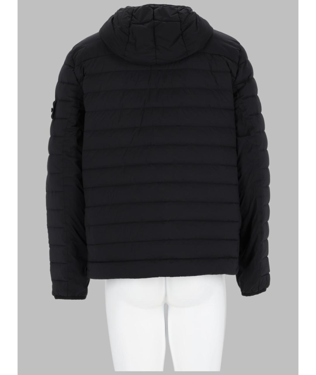 STONE ISLAND Черная полиамидовая куртка, фото 2