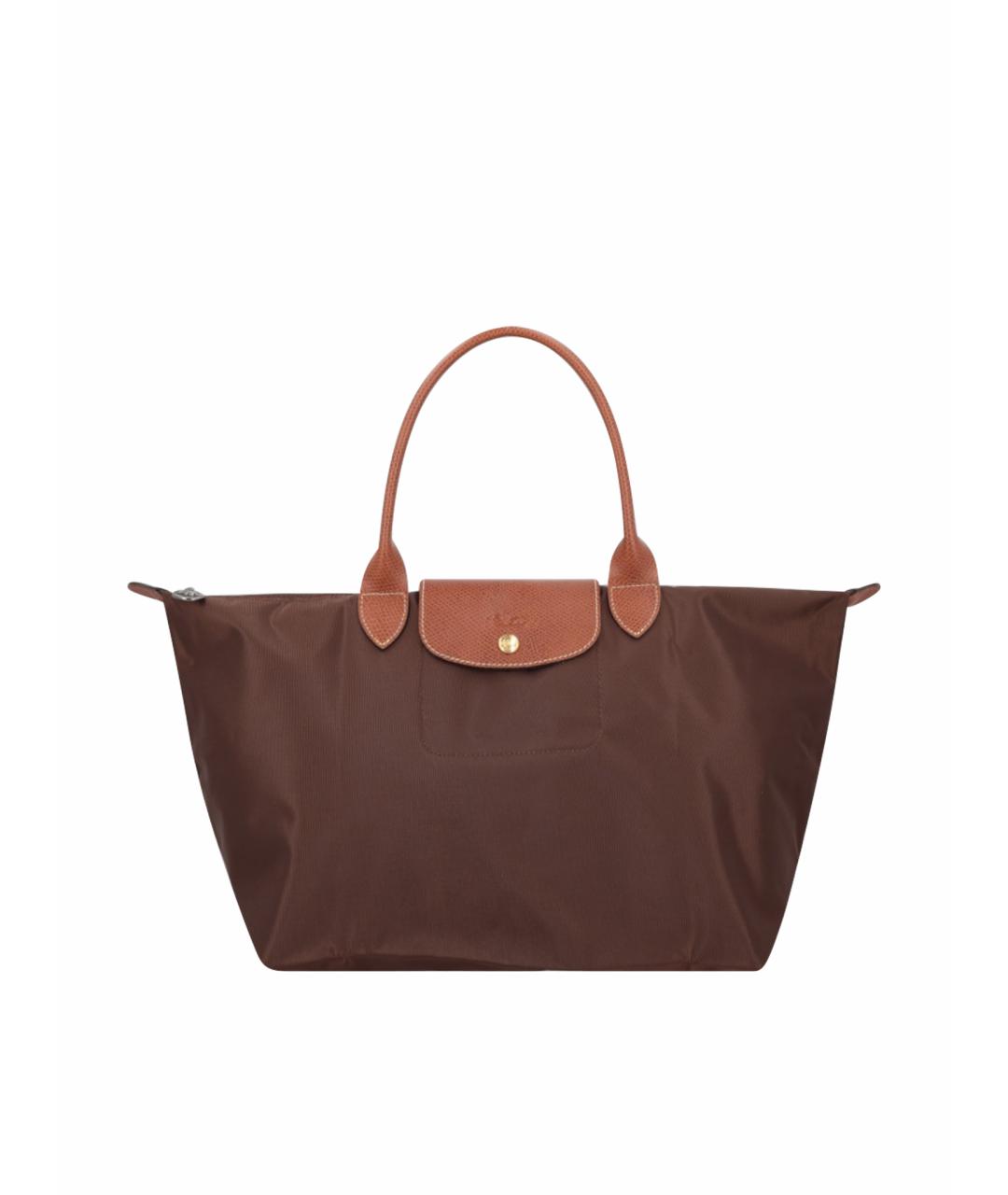 LONGCHAMP Коричневая нейлоновая сумка тоут, фото 1