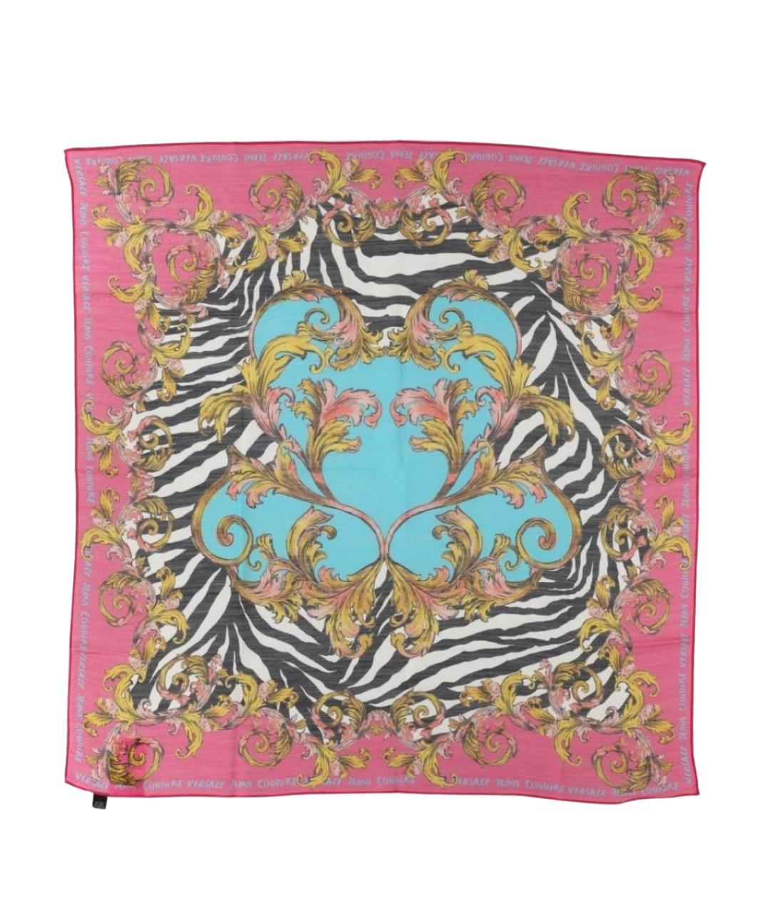 VERSACE JEANS COUTURE Мульти шерстяной шарф, фото 1