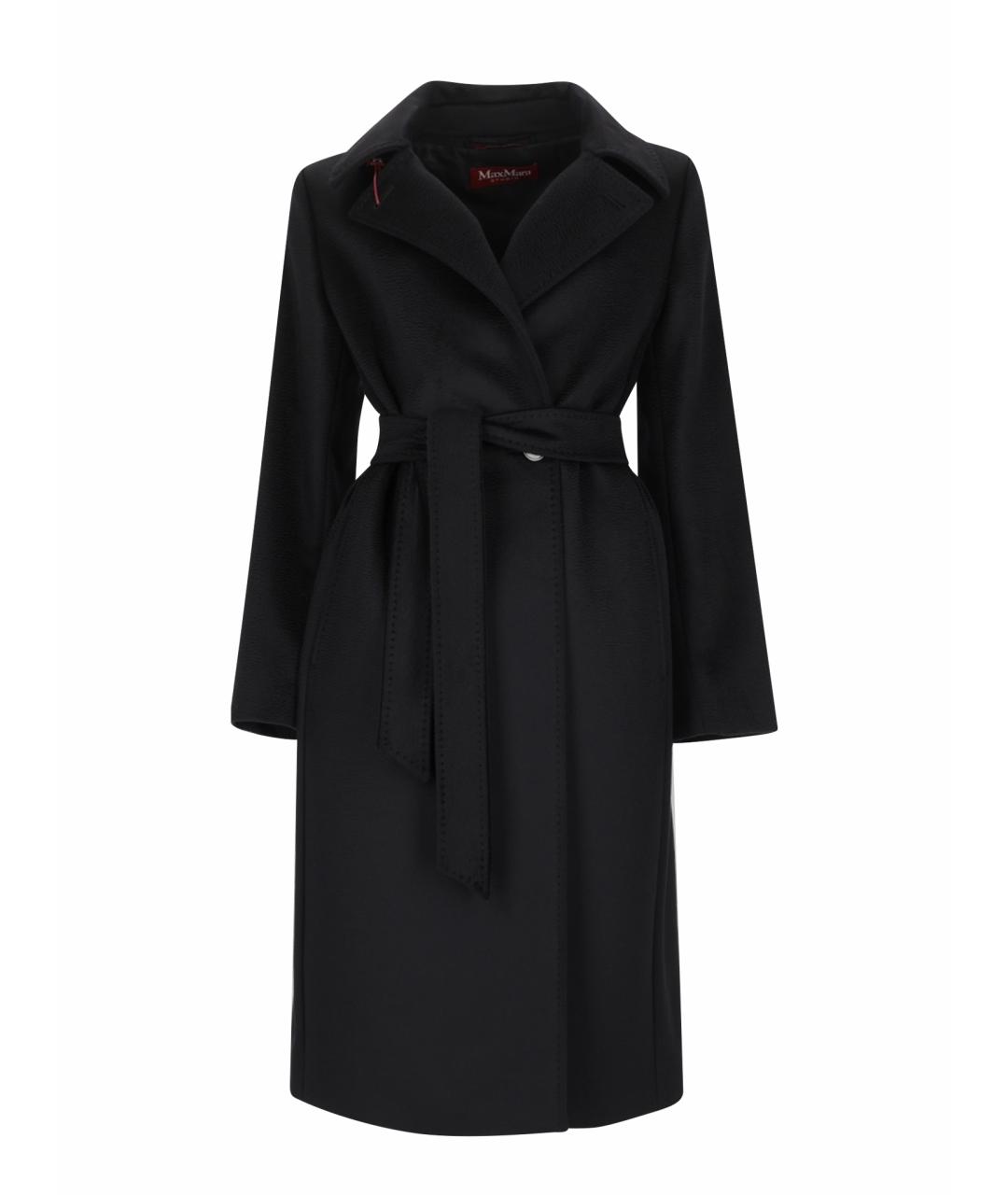 MAX MARA Черное шерстяное пальто, фото 1
