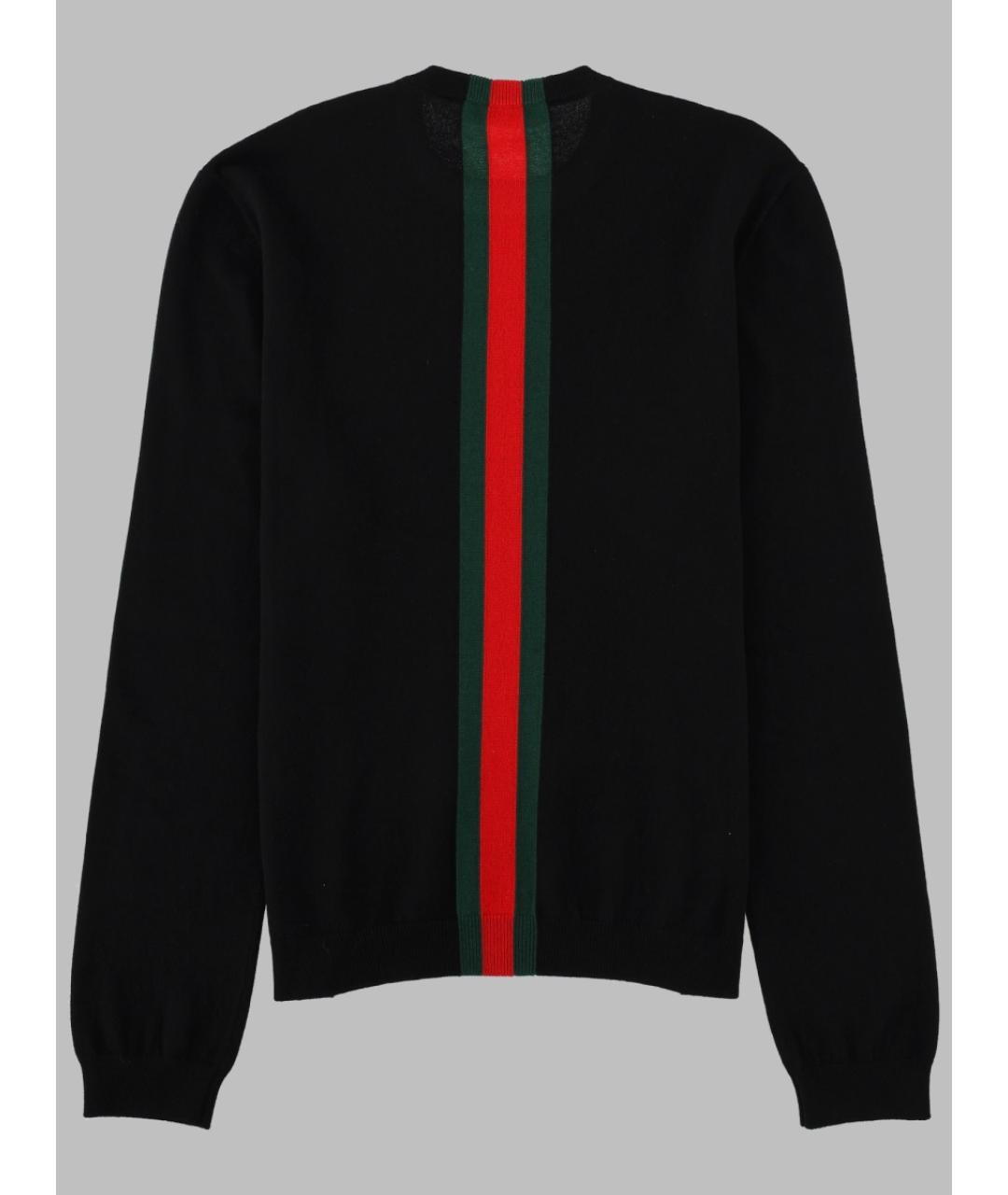 GUCCI Черный кашемировый джемпер / свитер, фото 2
