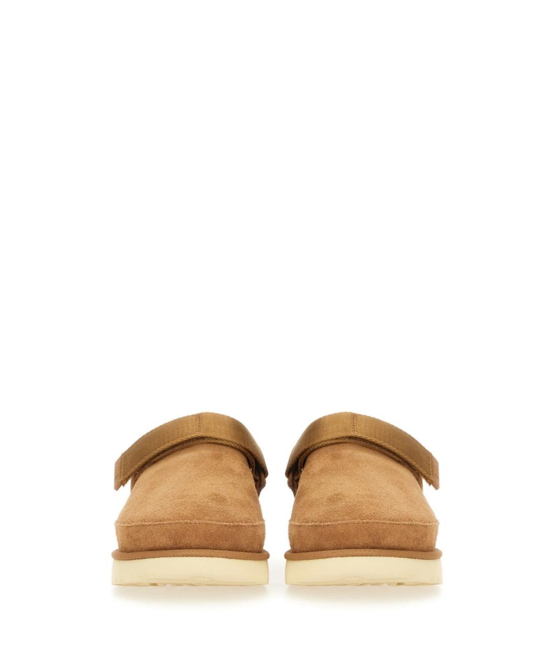 UGG Коричневые замшевые сабо, фото 5