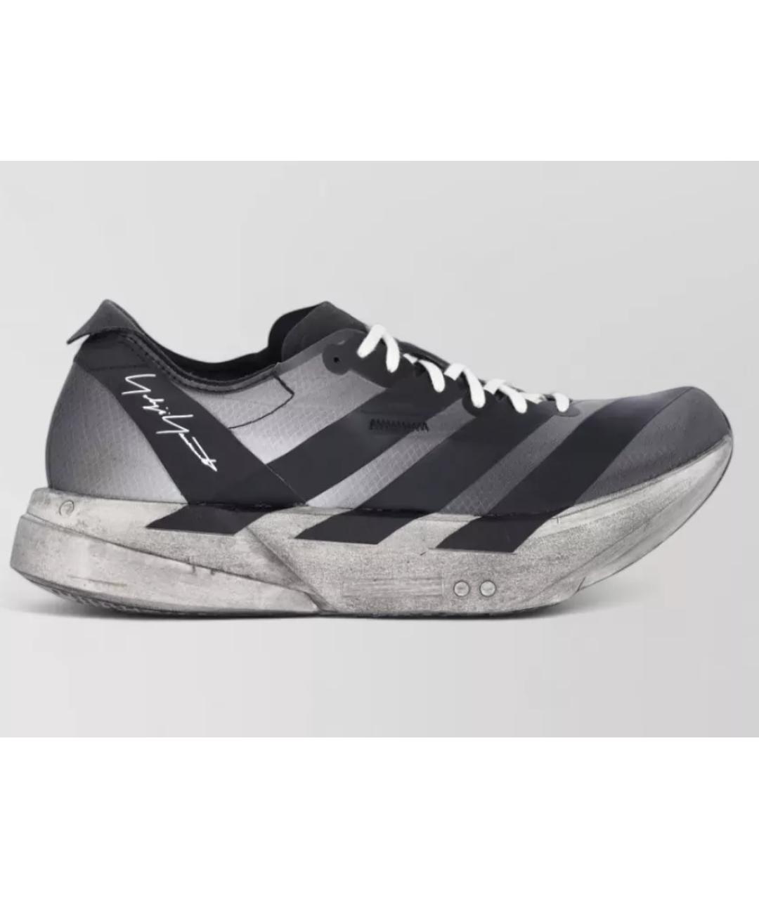 Y-3 Серые текстильные кроссовки, фото 4