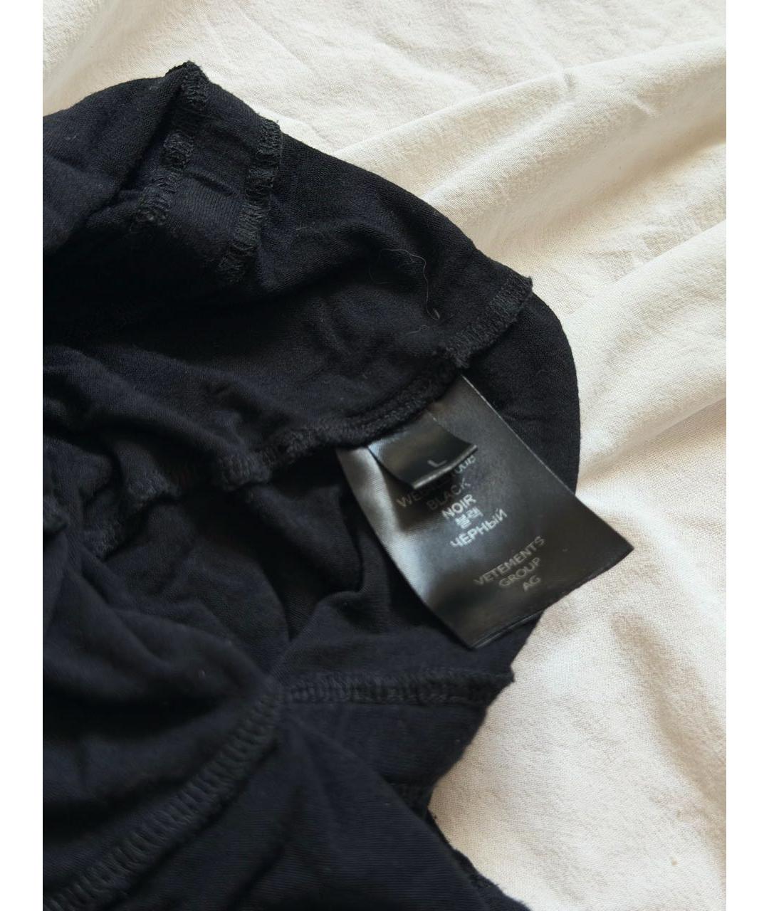 VETEMENTS Черная водолазка, фото 5