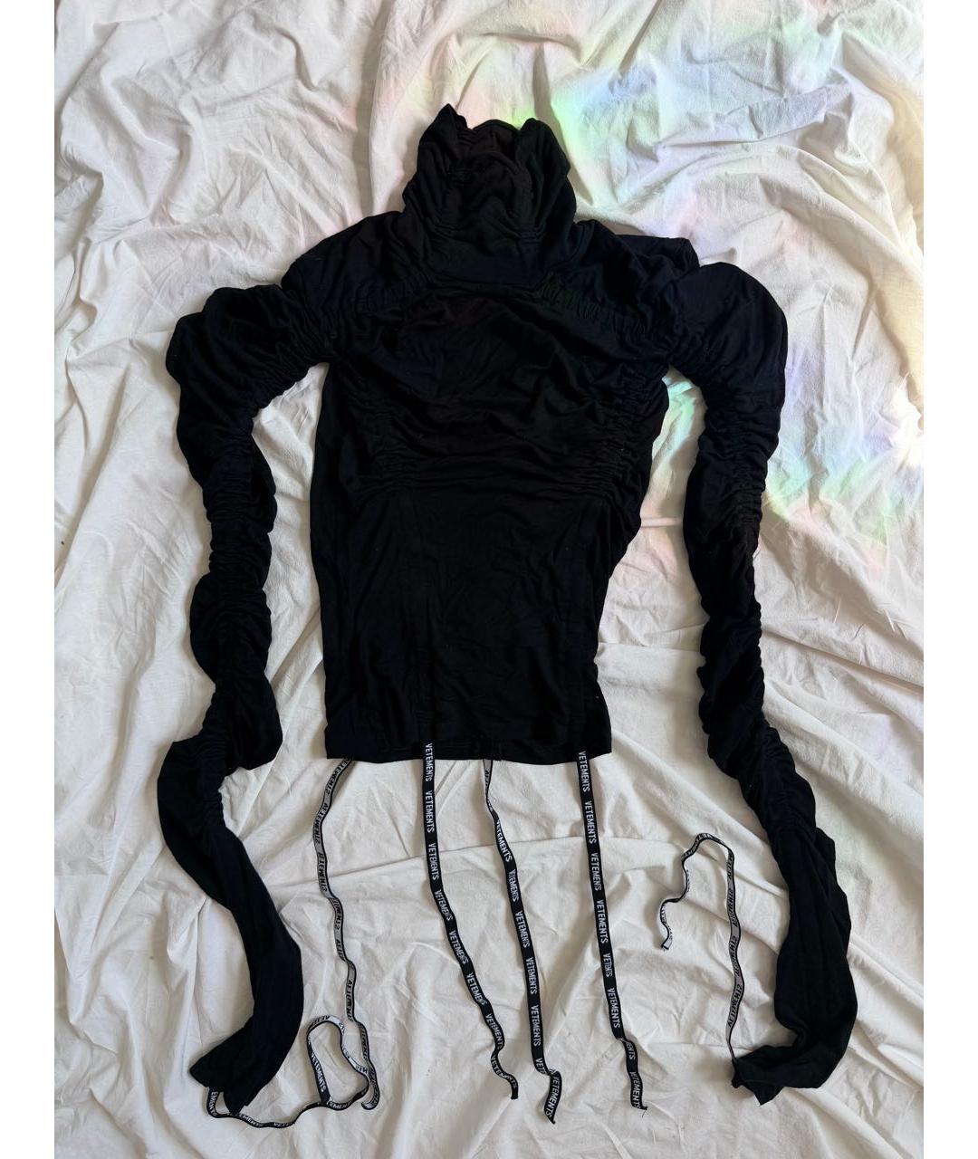 VETEMENTS Черная водолазка, фото 6