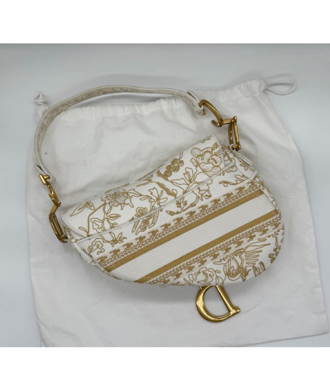 CHRISTIAN DIOR Белая сумка через плечо, фото 2