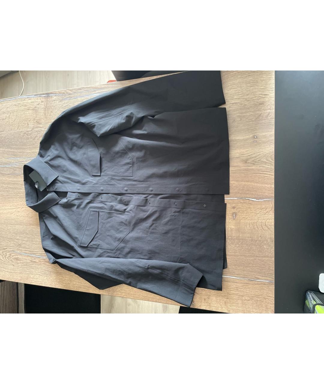 ARCTERYX Черная хлопко-полиэстеровая кэжуал рубашка, фото 5