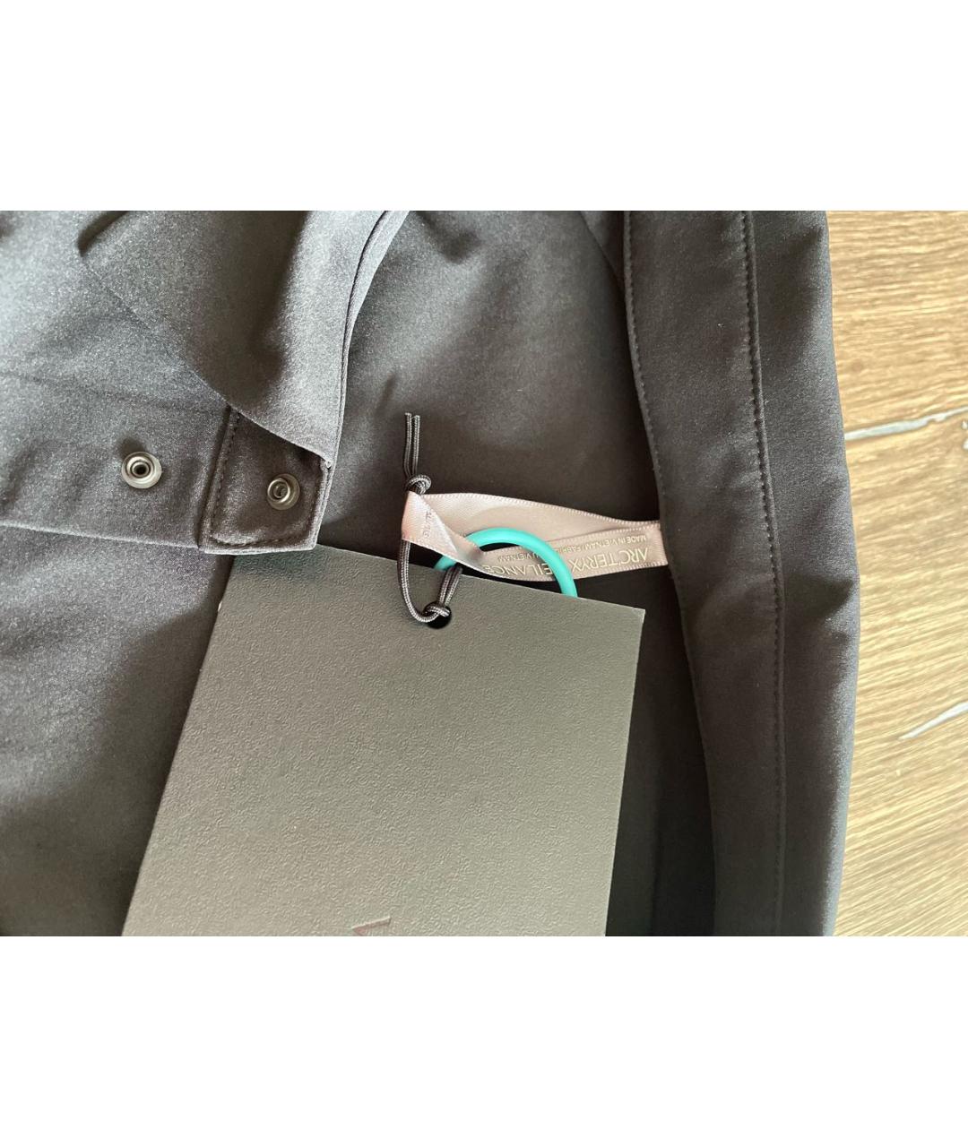 ARCTERYX Черная хлопко-полиэстеровая кэжуал рубашка, фото 3