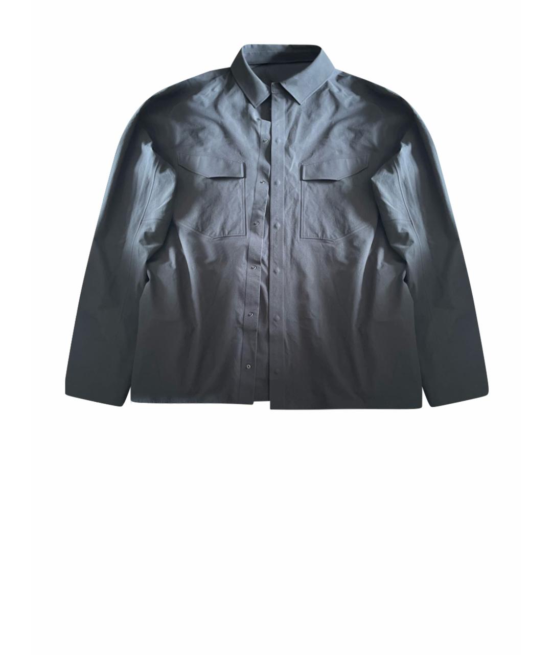ARCTERYX Черная хлопко-полиэстеровая кэжуал рубашка, фото 1