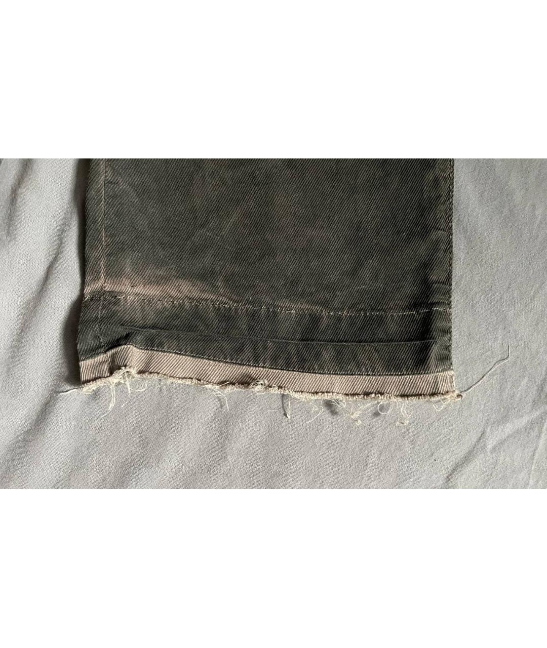 RICK OWENS DRKSHDW Антрацитовые хлопко-эластановые джинсы скинни, фото 6