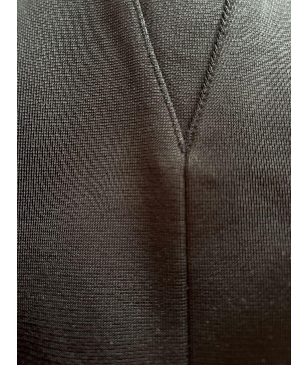 GIVENCHY Черная вискозная юбка миди, фото 3