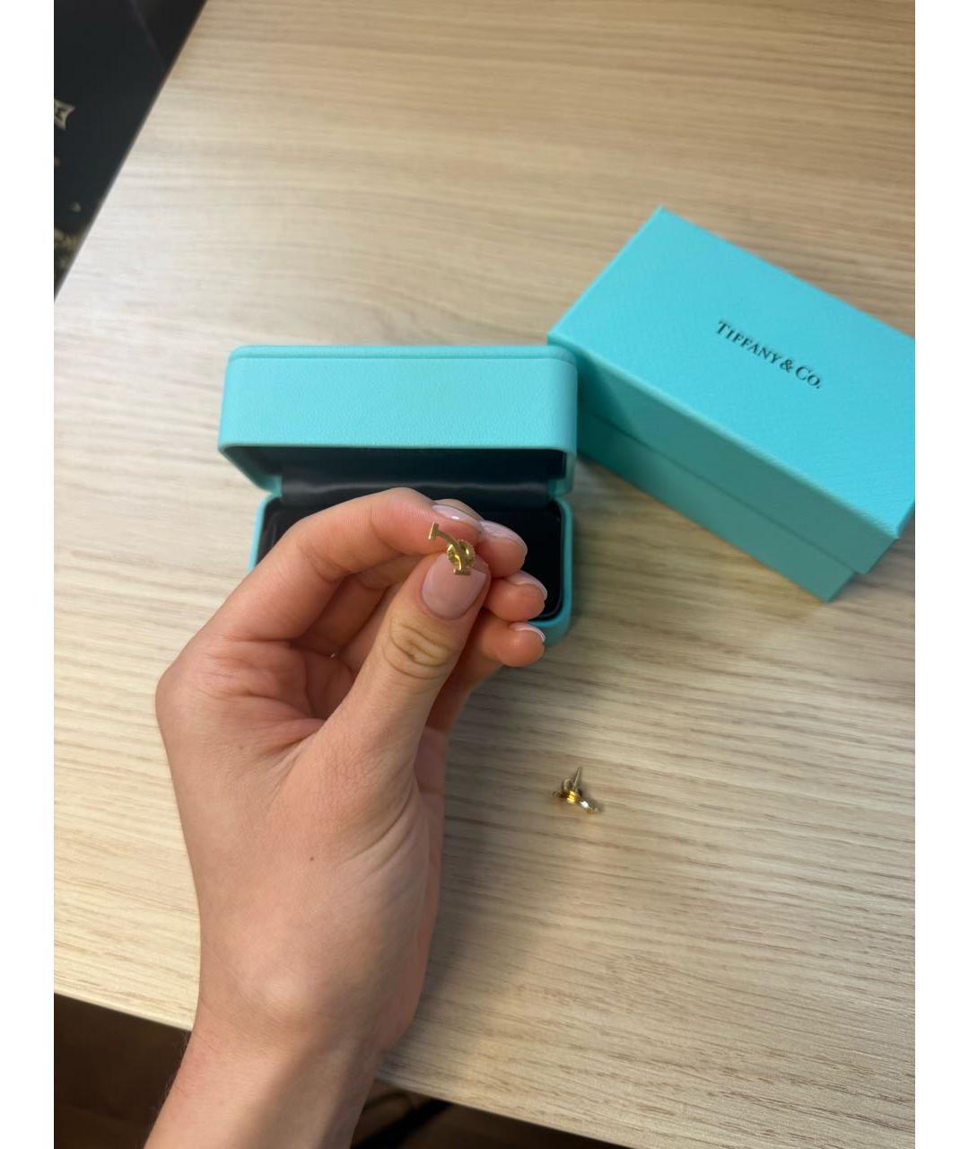 TIFFANY&CO Золотые серьги из желтого золота, фото 2