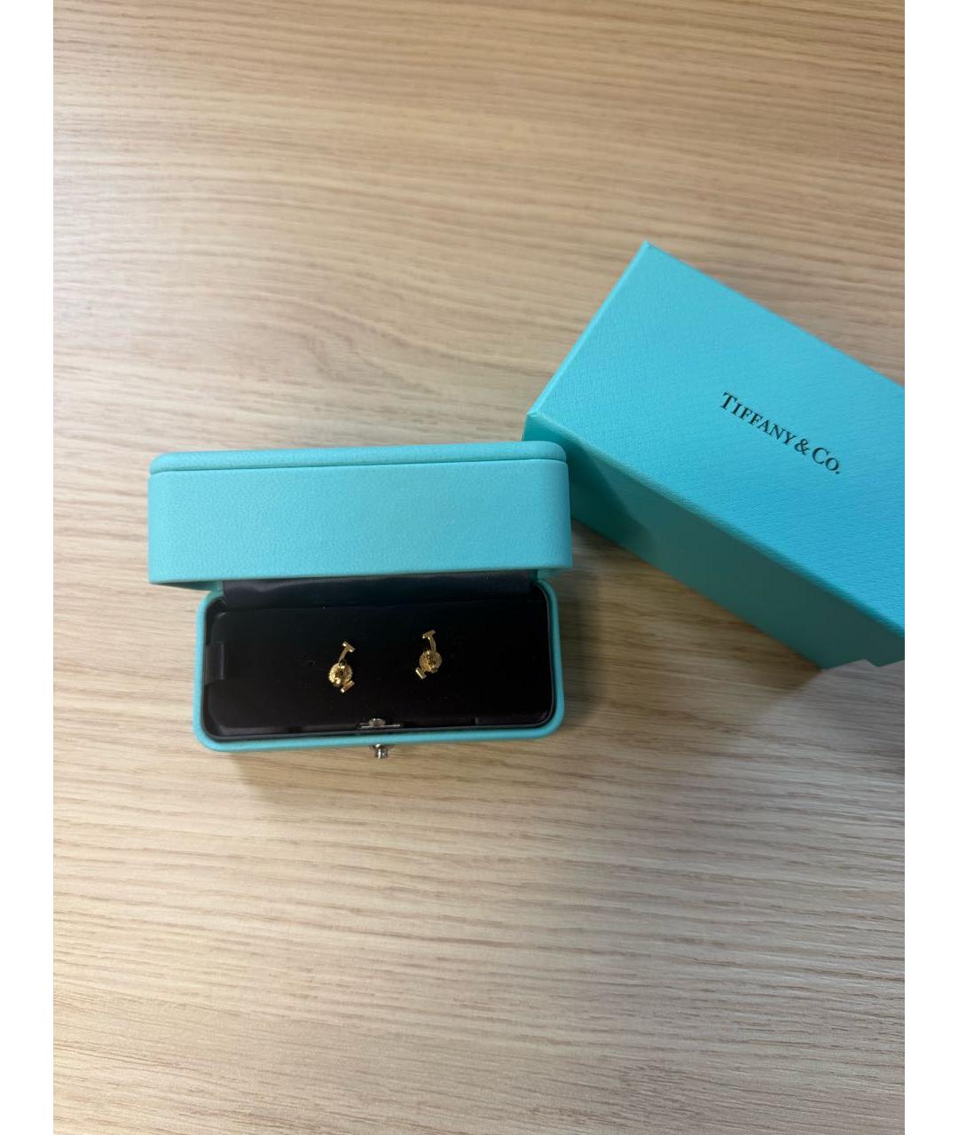 TIFFANY&CO Золотые серьги из желтого золота, фото 3