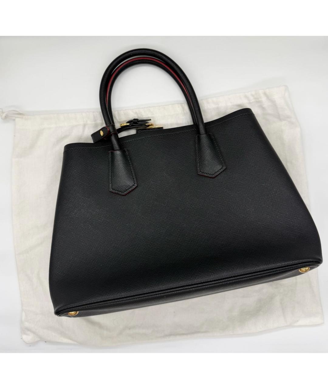 PRADA Черная кожаная сумка через плечо, фото 2