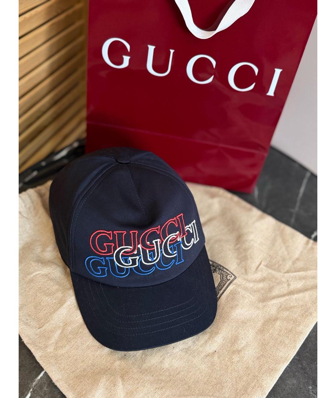 GUCCI Синяя кепка/бейсболка, фото 6