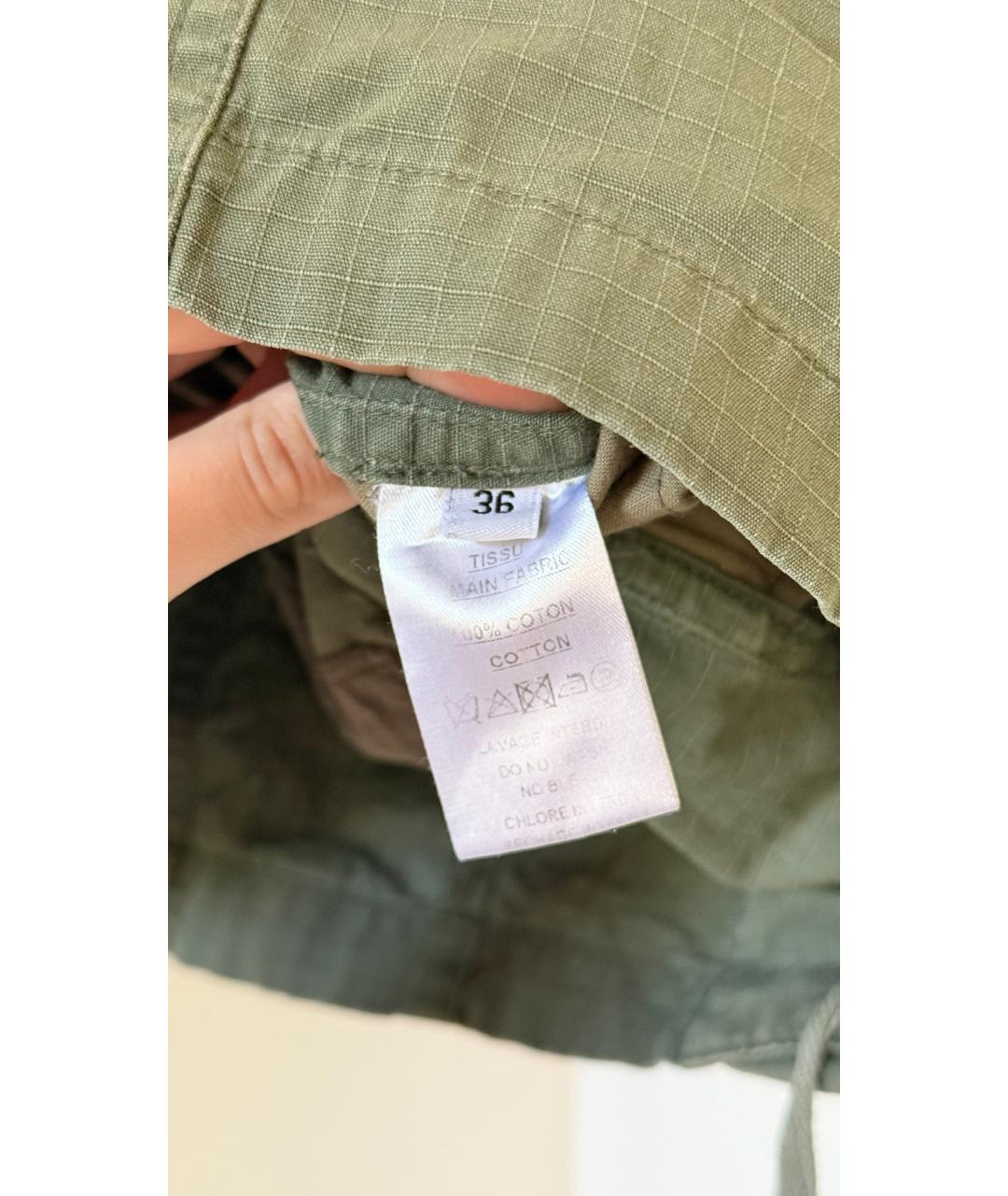 BALMAIN Хаки юбка мини, фото 8