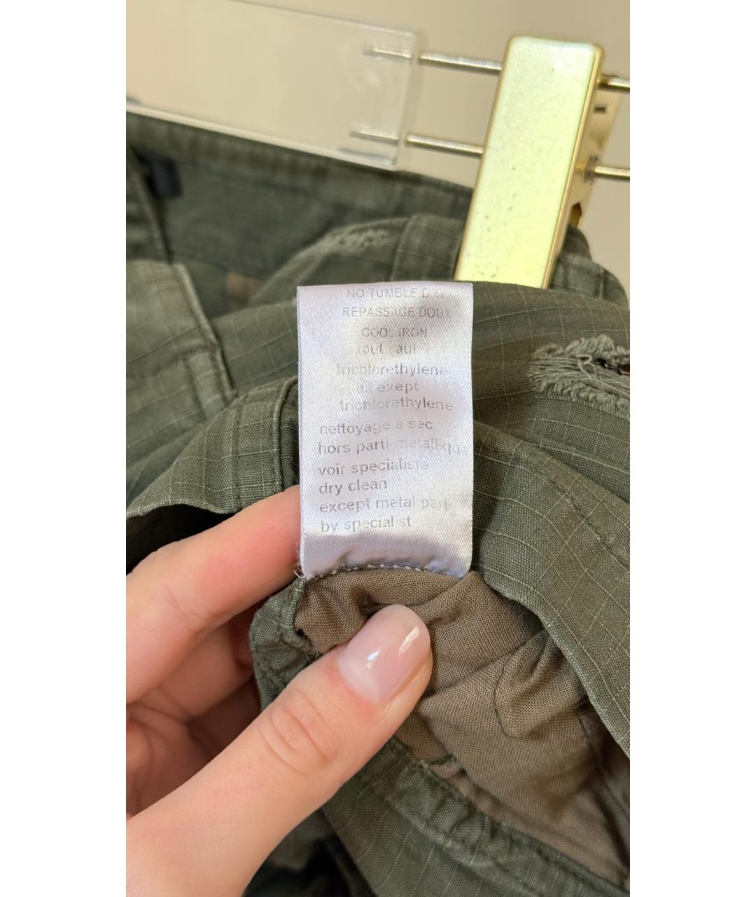 BALMAIN Хаки юбка мини, фото 9