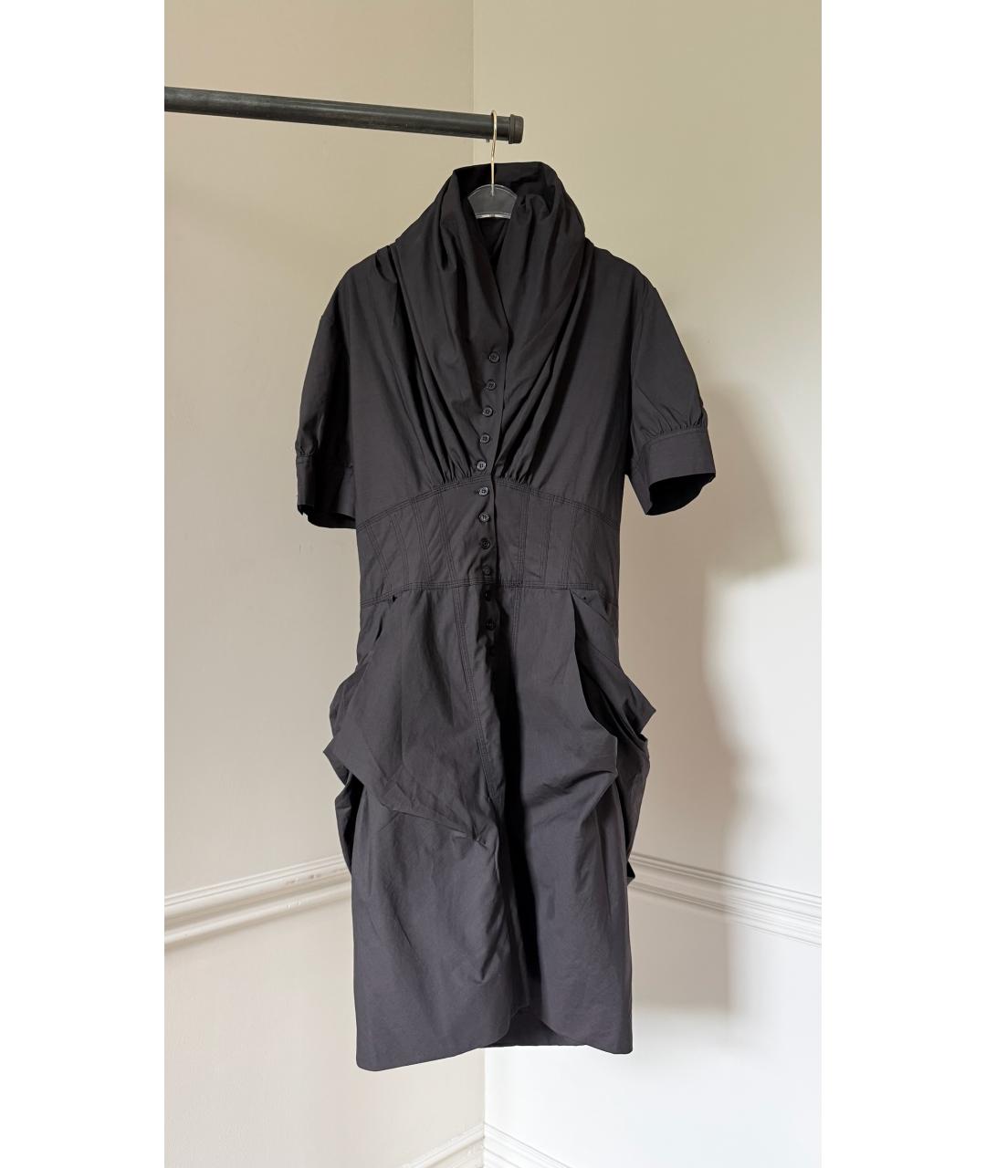 YOHJI YAMAMOTO Черное вечернее платье, фото 10