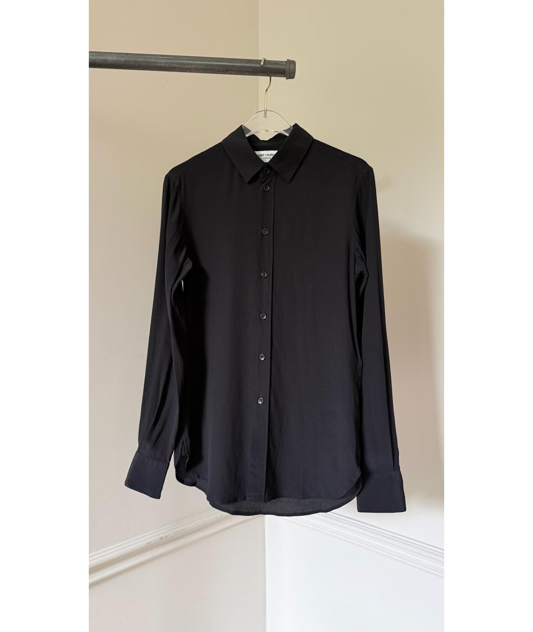 SAINT LAURENT Черная рубашка, фото 9