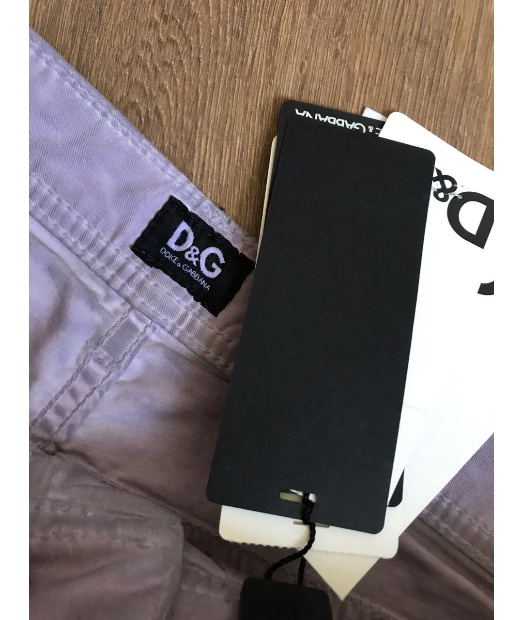 DOLCE&GABBANA Мульти хлопко-эластановые шорты, фото 3