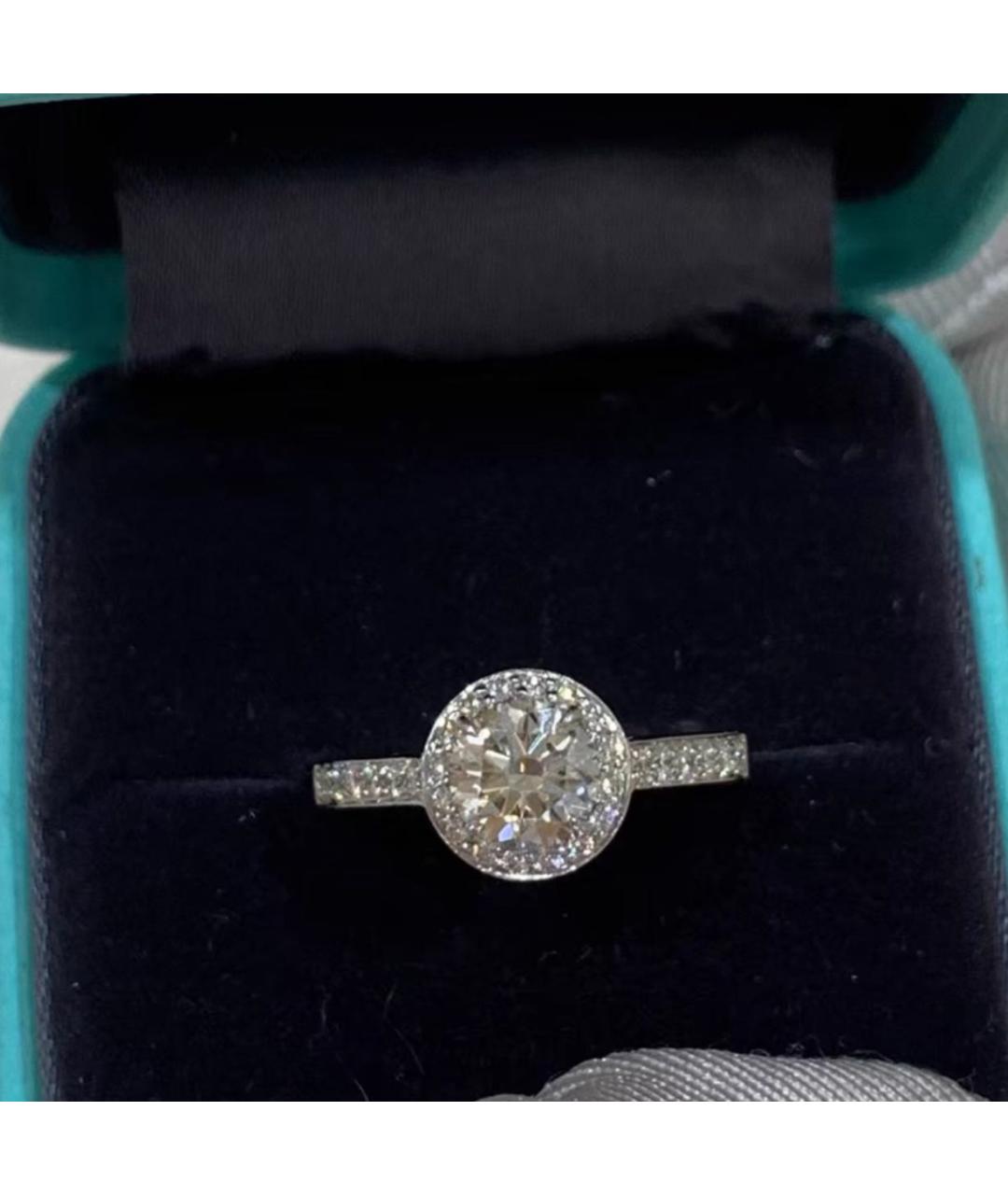 TIFFANY&CO Серебряное платиновое кольцо, фото 4