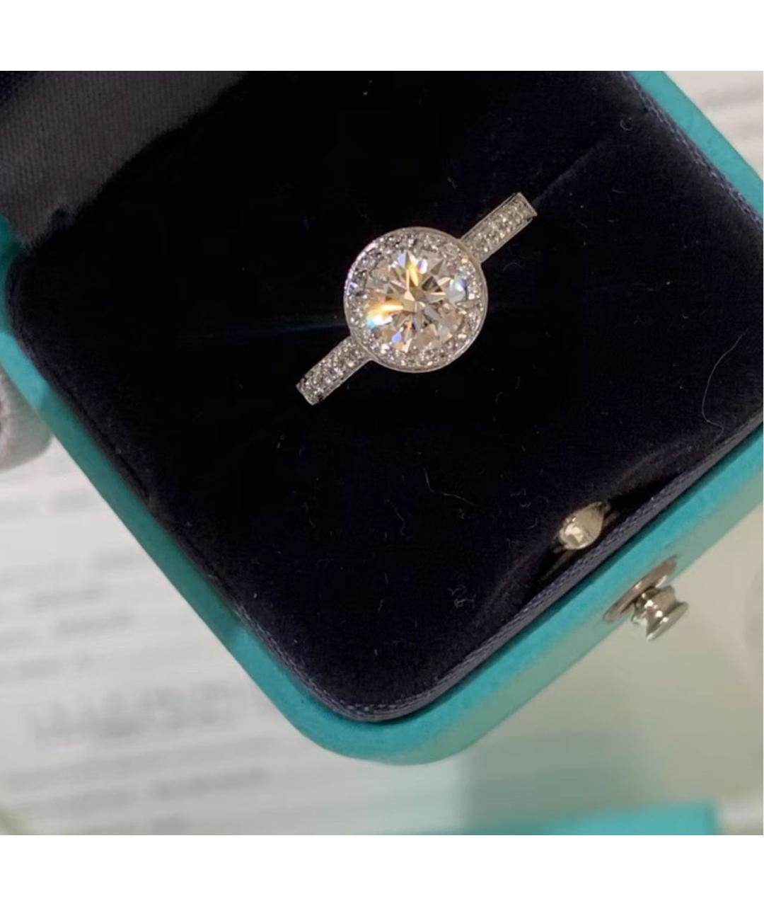 TIFFANY&CO Серебряное платиновое кольцо, фото 5