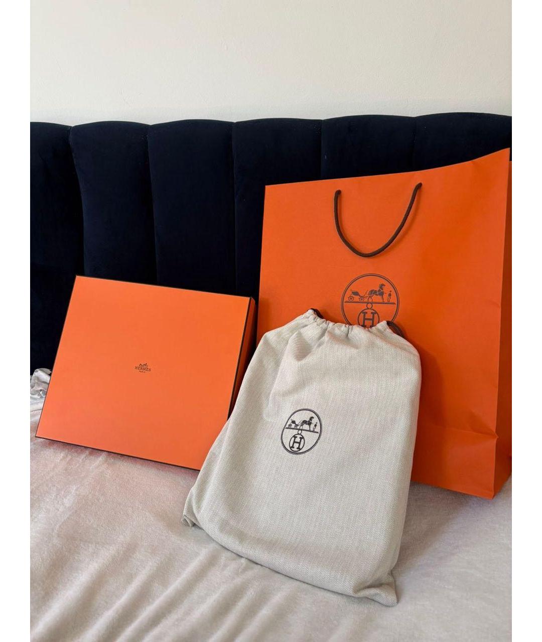 HERMES Серая сумка через плечо, фото 6